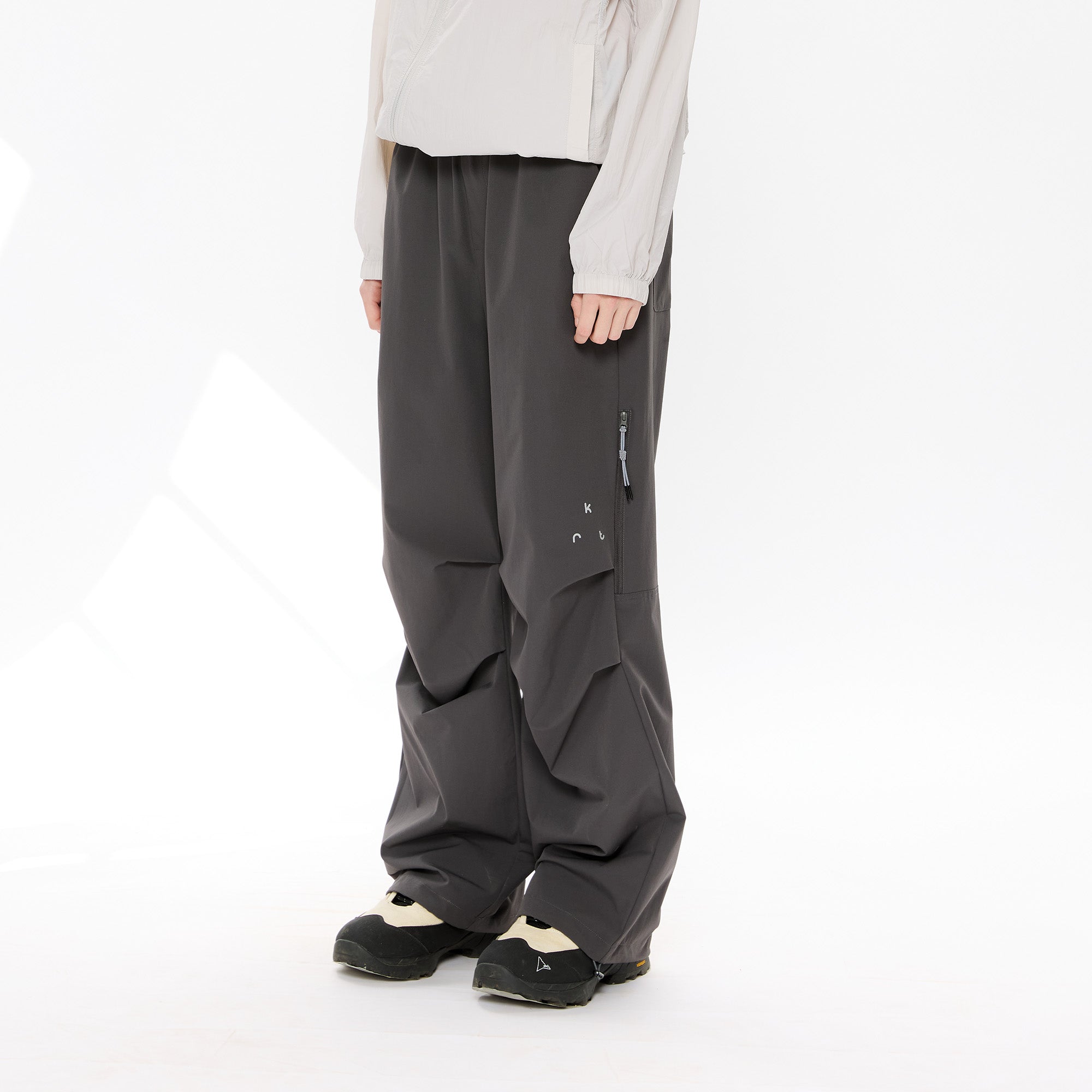 KREATE Parachute Cargo Pants-Jeans-S-Black-Free Shipping Leatheretro