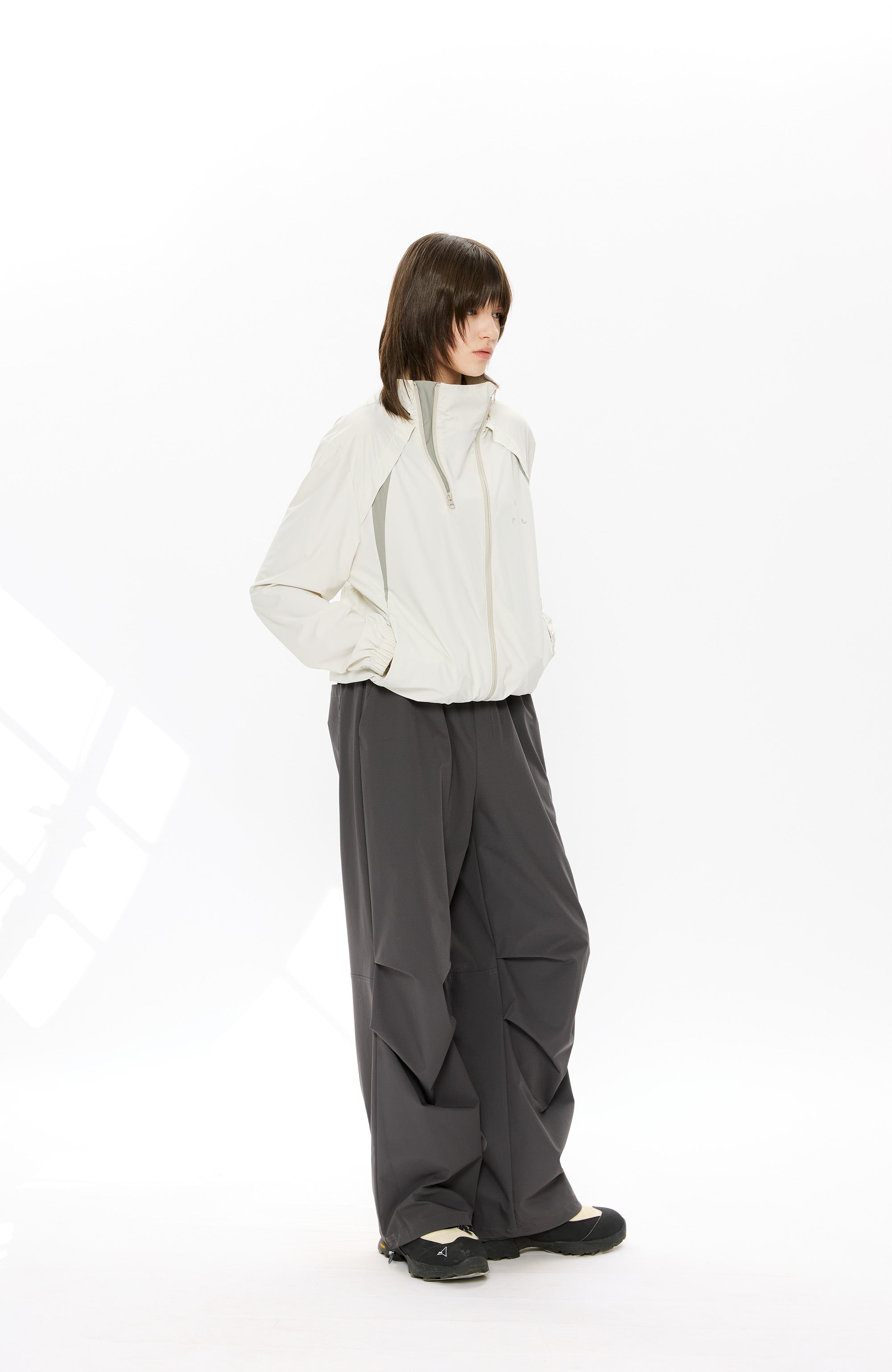 KREATE Parachute Cargo Pants-Jeans-S-Black-Free Shipping Leatheretro