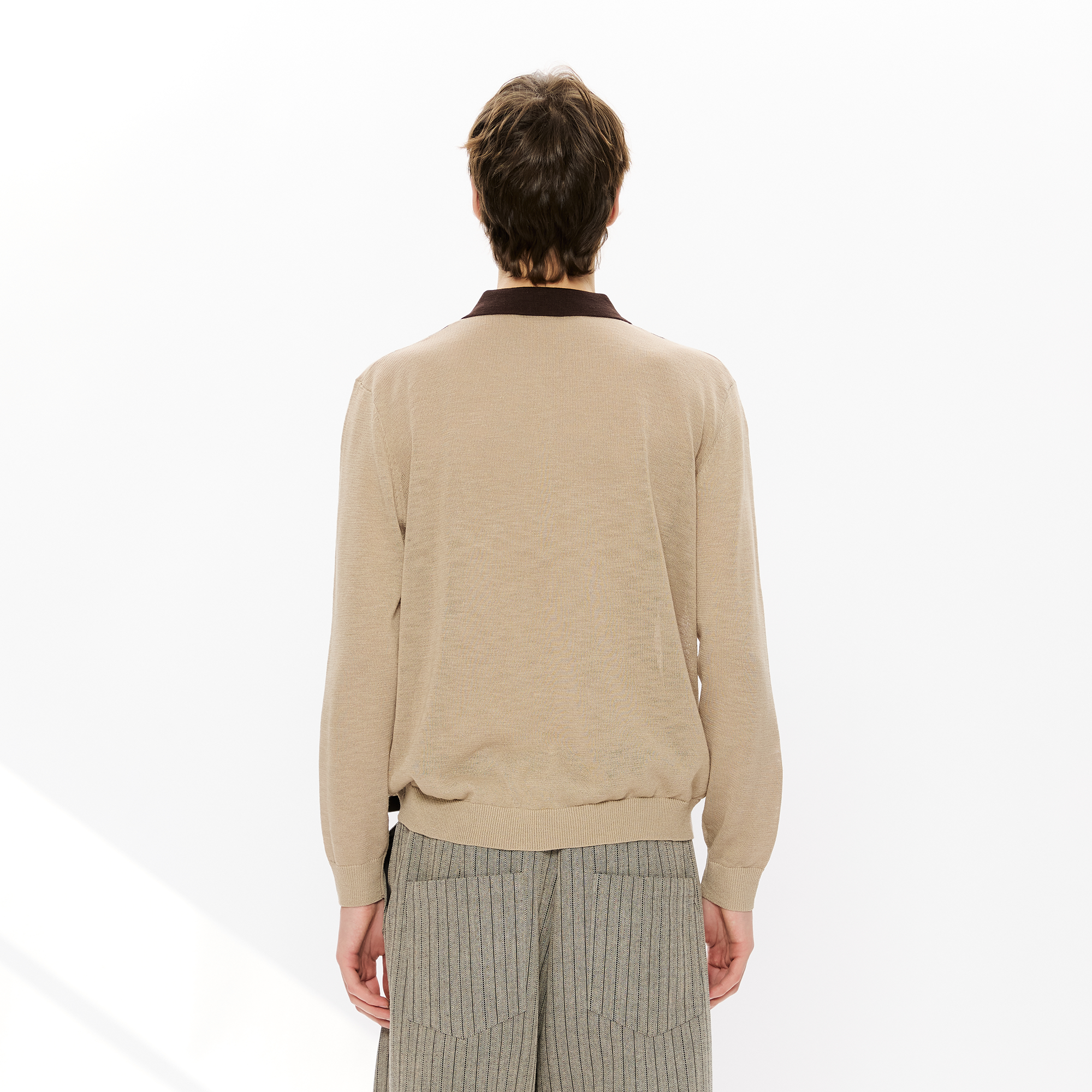 KREATE Retro Argyle Polo Sweater-Sweater-S (Preorder)-Grey-Free Shipping Leatheretro