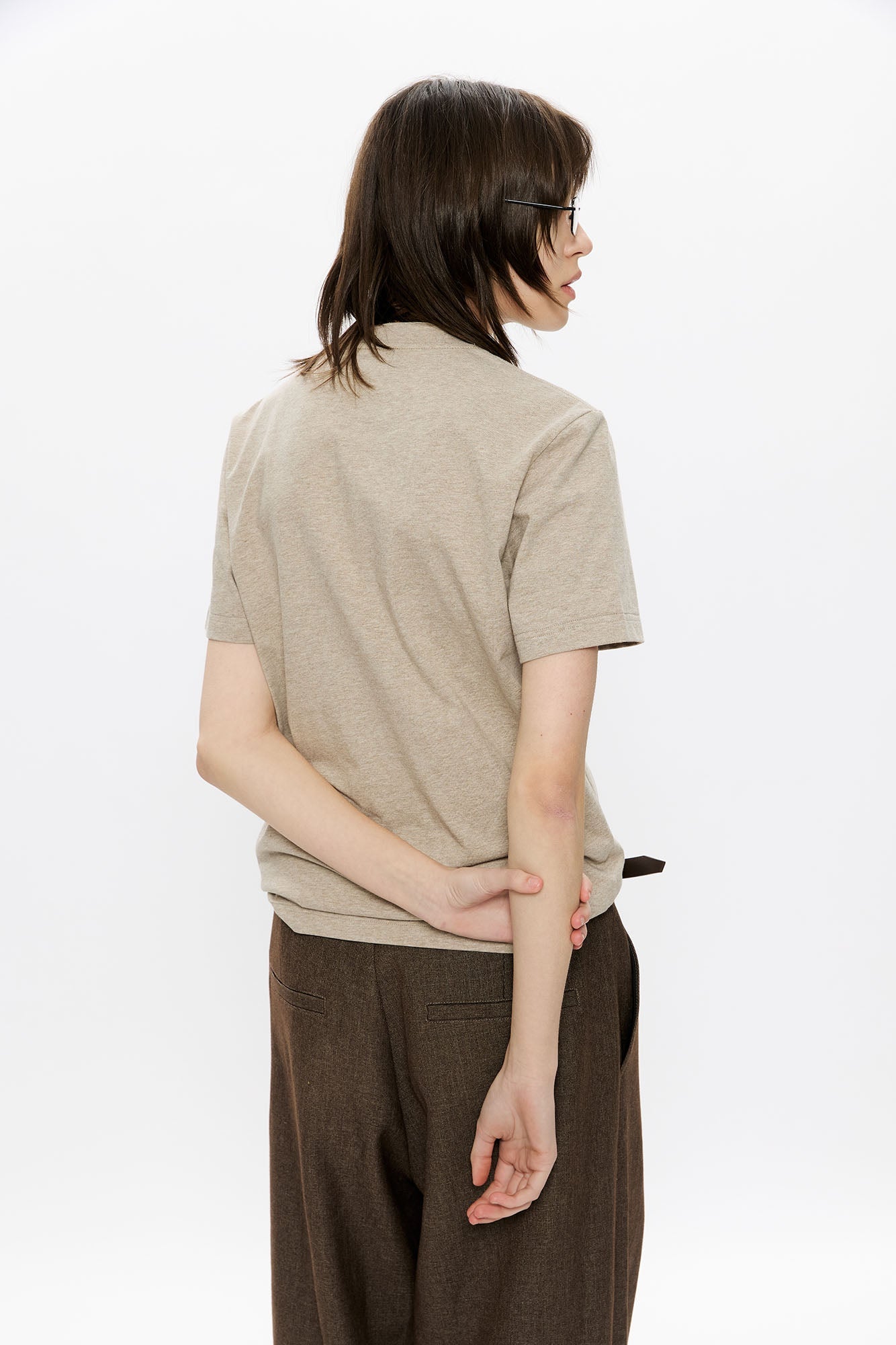 KREATE Brushstroke Graphic Sorona Quick-Dry Tee-Half shirt-S-Black-Free Shipping Leatheretro