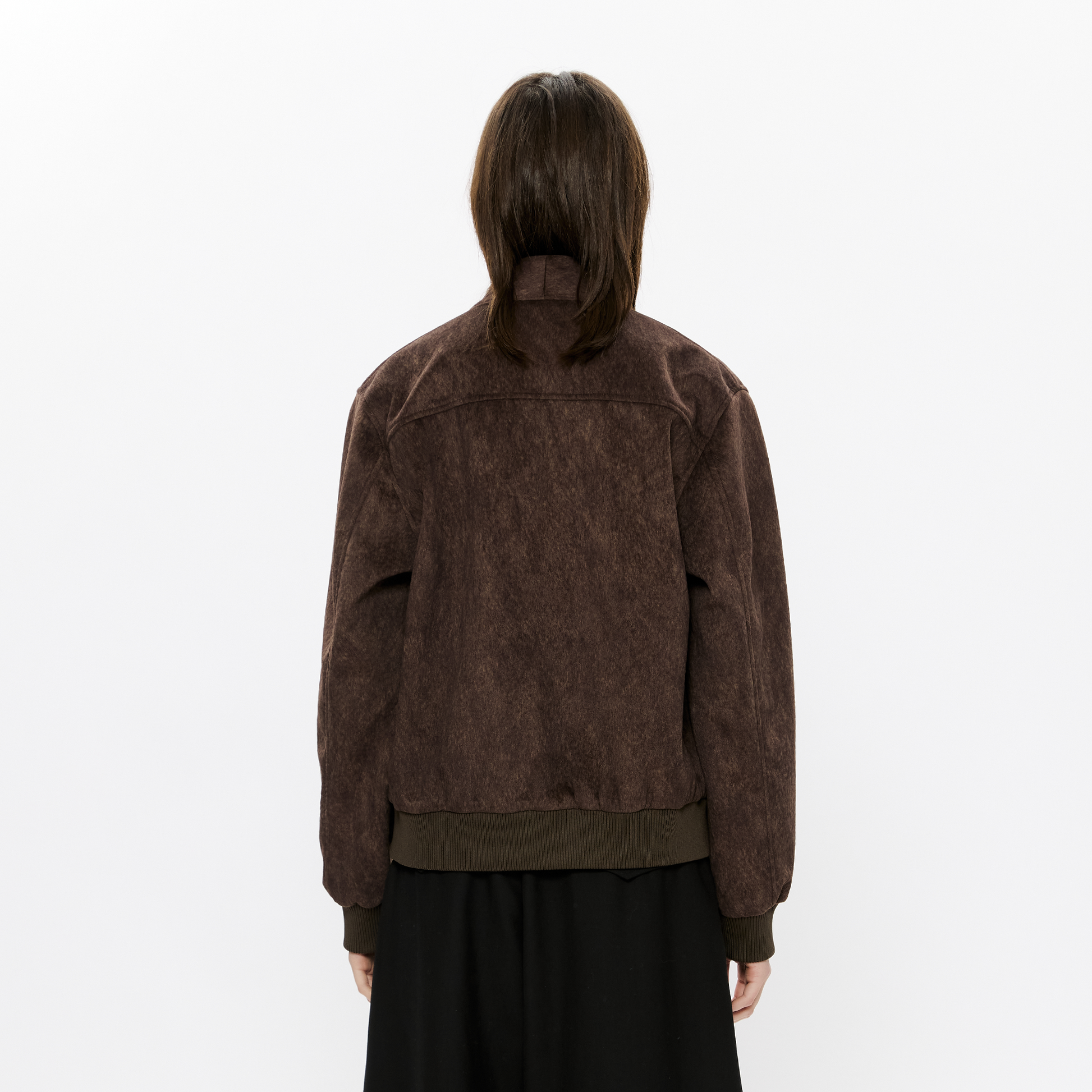 KREATE Faux Layered-Look V-Neck Jacket-Jacket-S (Preorder)-Free Shipping Leatheretro