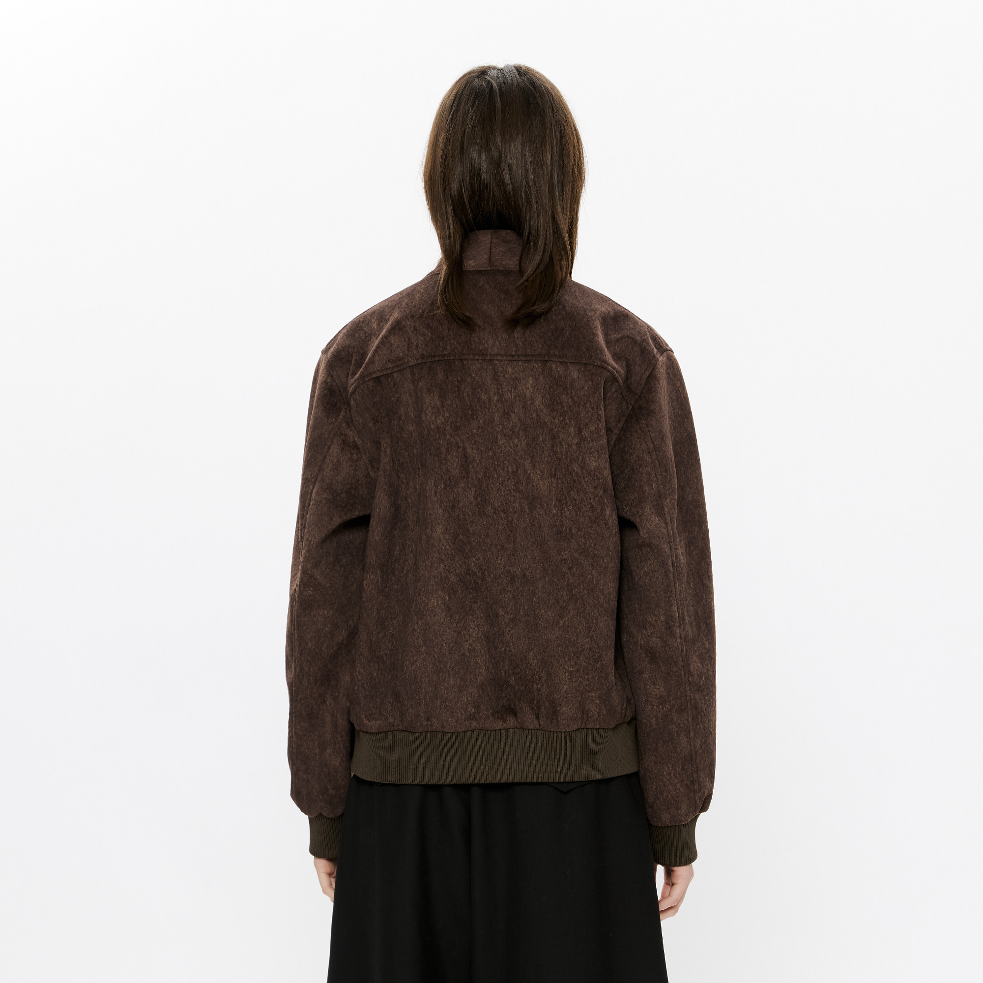 KREATE Faux Layered-Look V-Neck Jacket-Jacket-S (Preorder)-Free Shipping Leatheretro