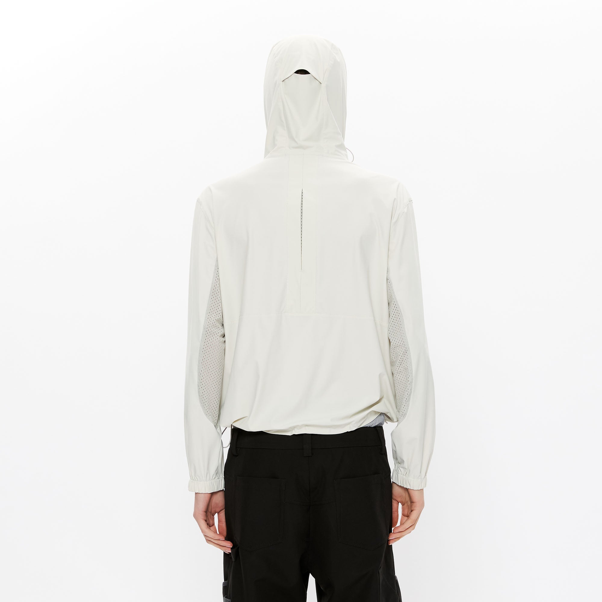 KREATE Asymmetrical-Zip Outdoor Hooded Jacket-Jacket-S-White-Free Shipping Leatheretro