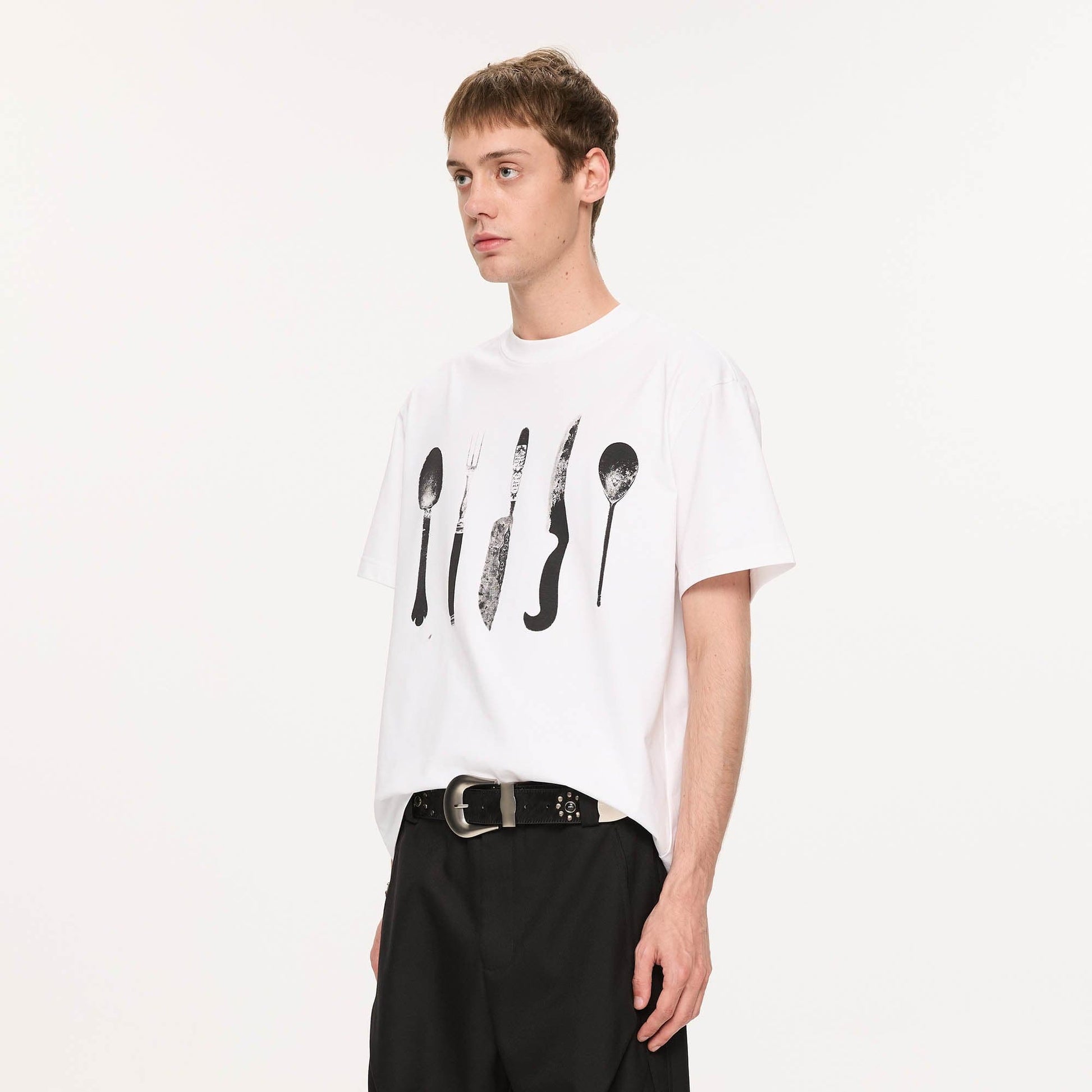 KREATE Cutlery Graphics Sorona T-Shirt-T Shirt-S-Black-Free Shipping Leatheretro