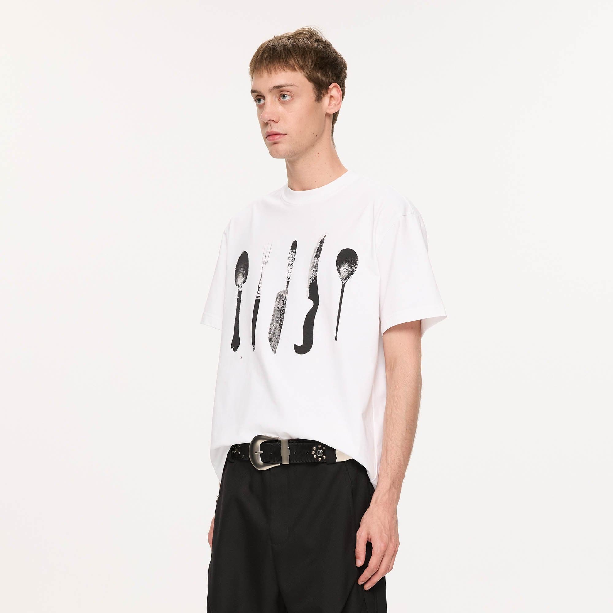 KREATE Cutlery Graphics Sorona T-Shirt-T Shirt-S-Black-Free Shipping Leatheretro