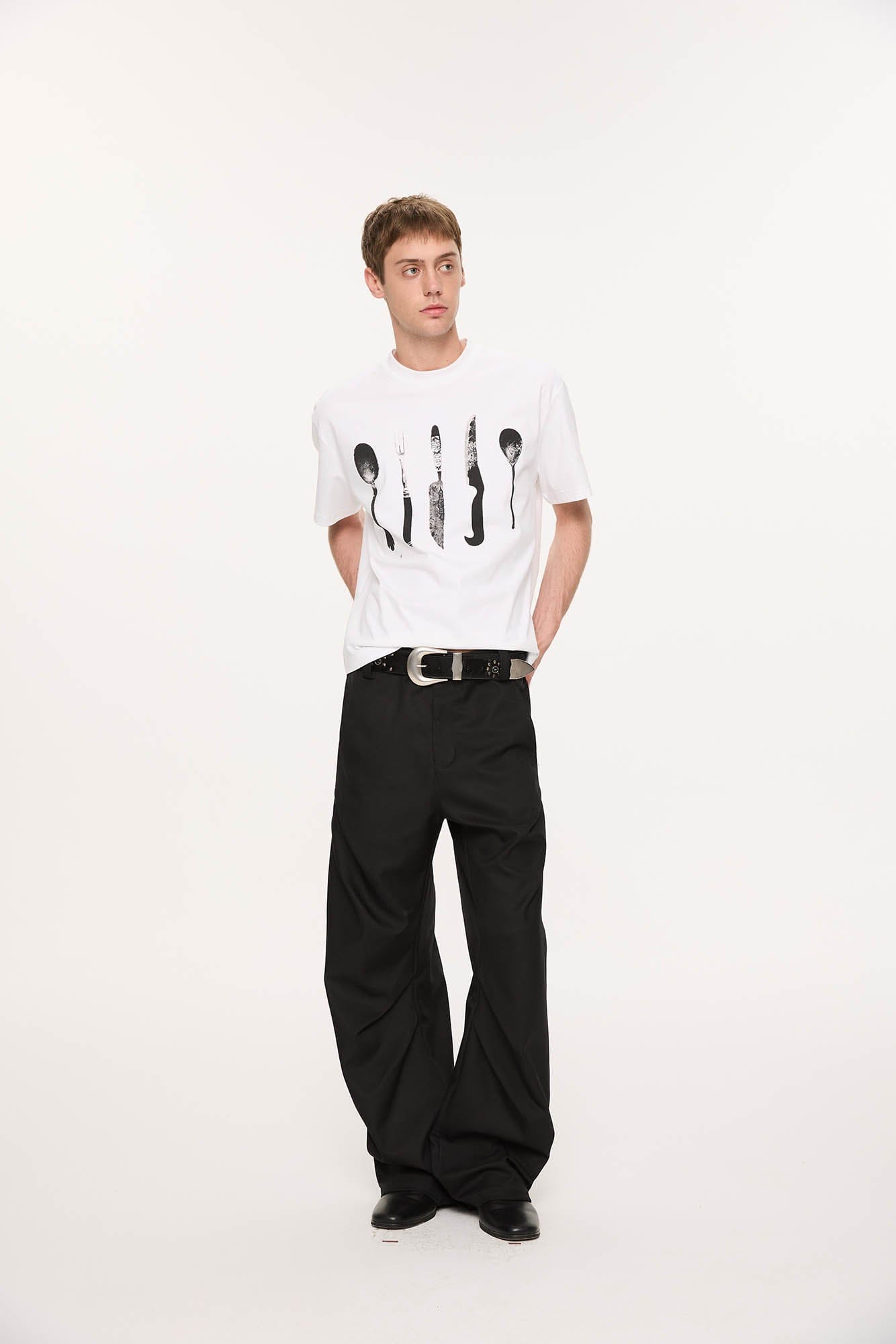 KREATE Cutlery Graphics Sorona T-Shirt-T Shirt-S-Black-Free Shipping Leatheretro