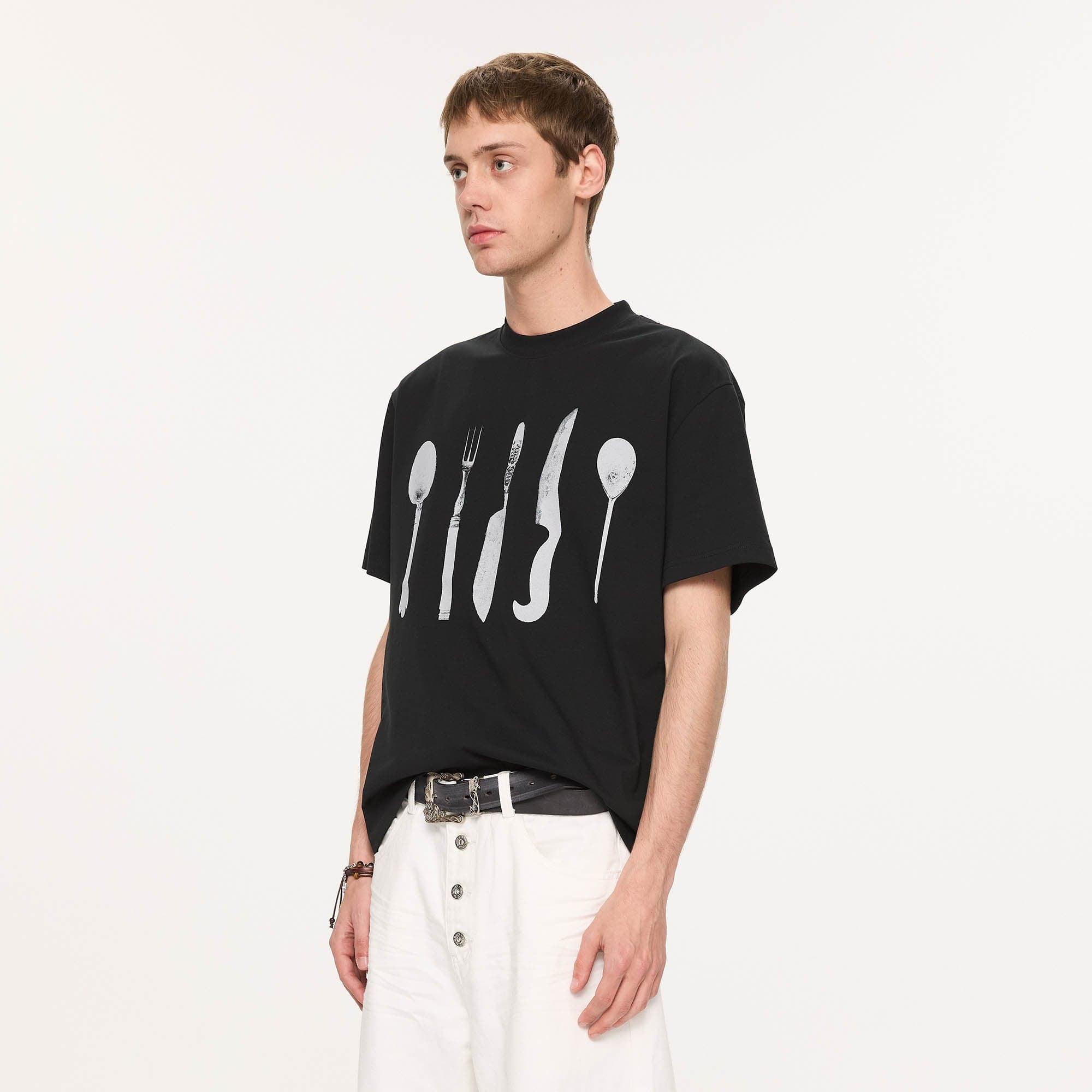 KREATE Cutlery Graphics Sorona T-Shirt-T Shirt-S-Black-Free Shipping Leatheretro