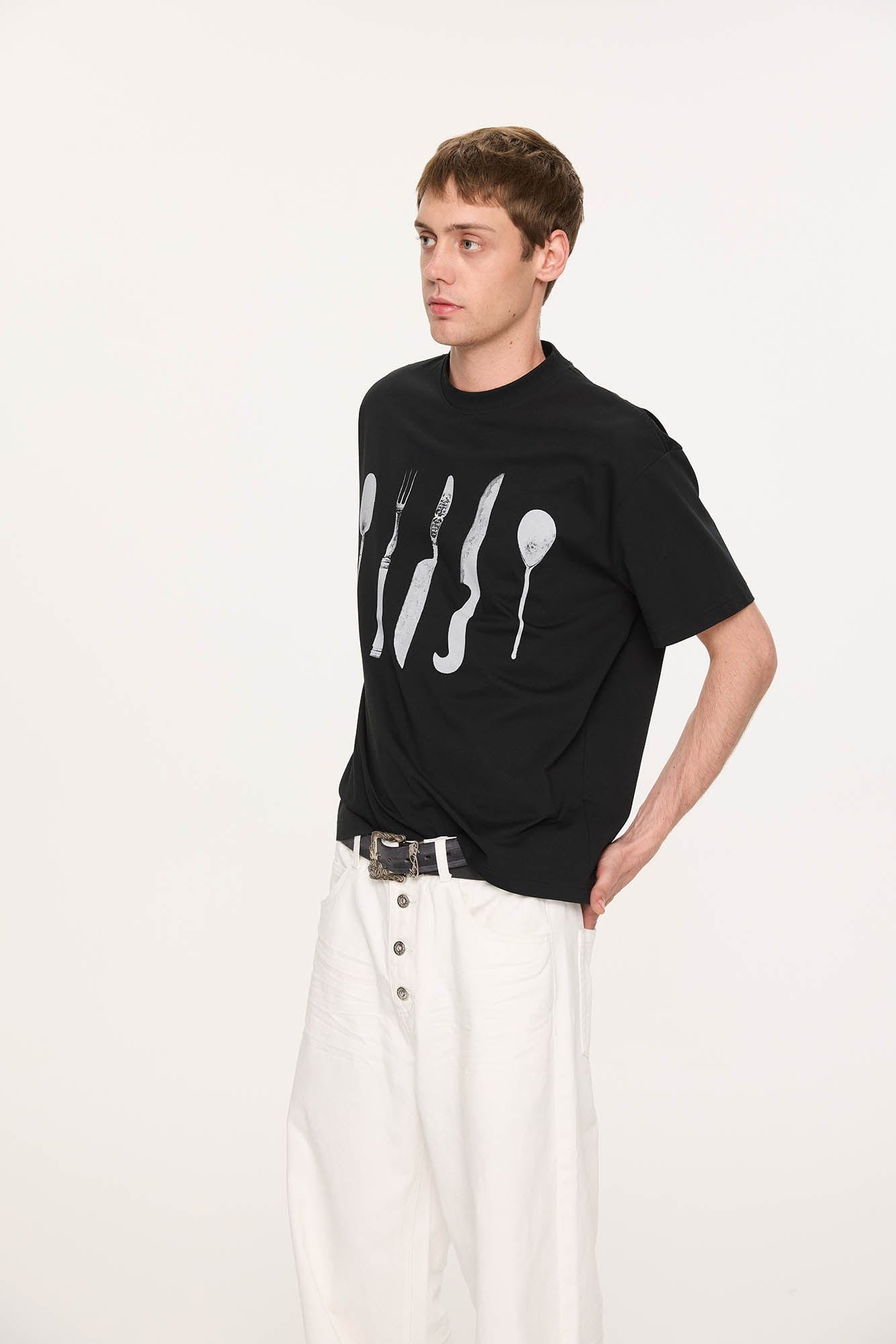 KREATE Cutlery Graphics Sorona T-Shirt-T Shirt-S-Black-Free Shipping Leatheretro