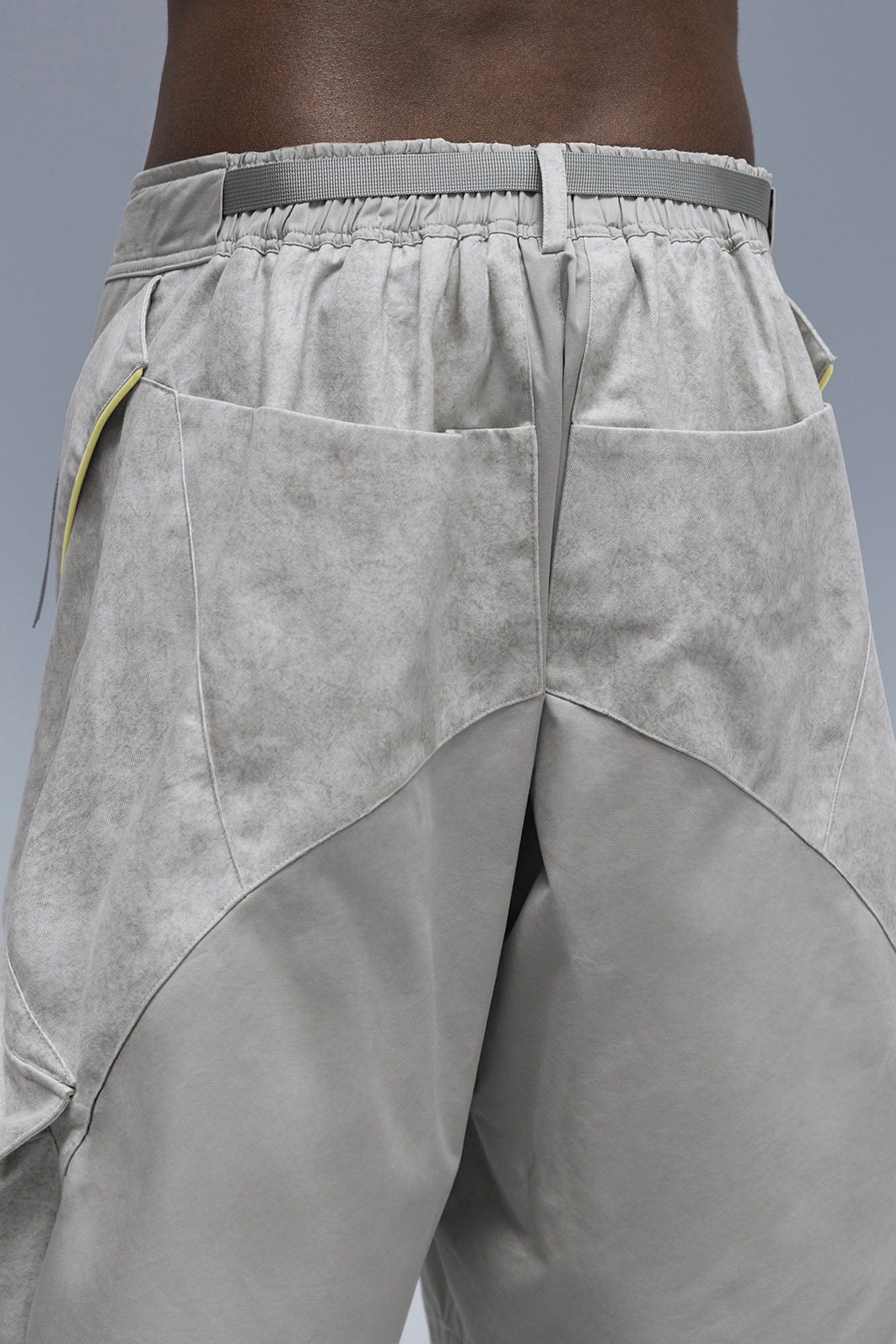 XIPHEVIL Washed Contrast Panel Pocket Utility Shorts Gray-Pants-XS-Free Shipping Leatheretro