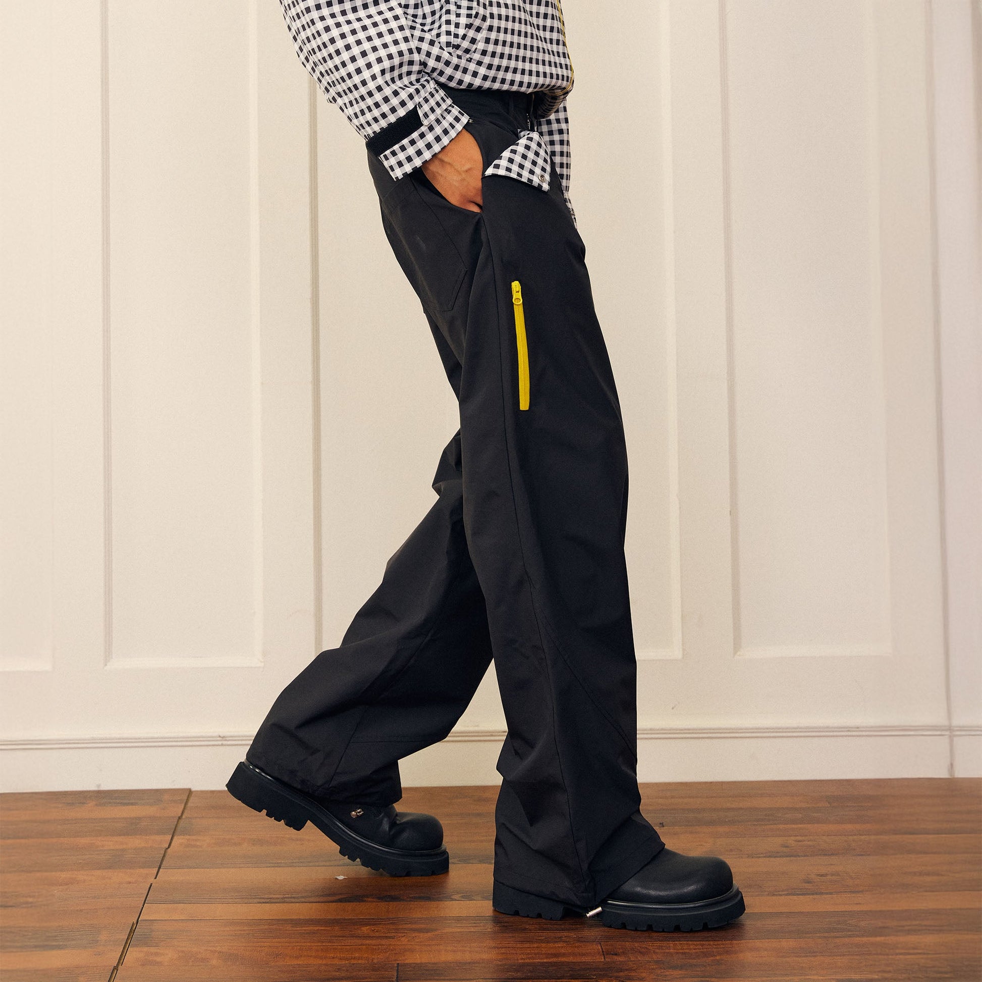 DONSMOKE Check Pocket Teflon Windproof Pants-Pants-S-Black-Free Shipping Leatheretro