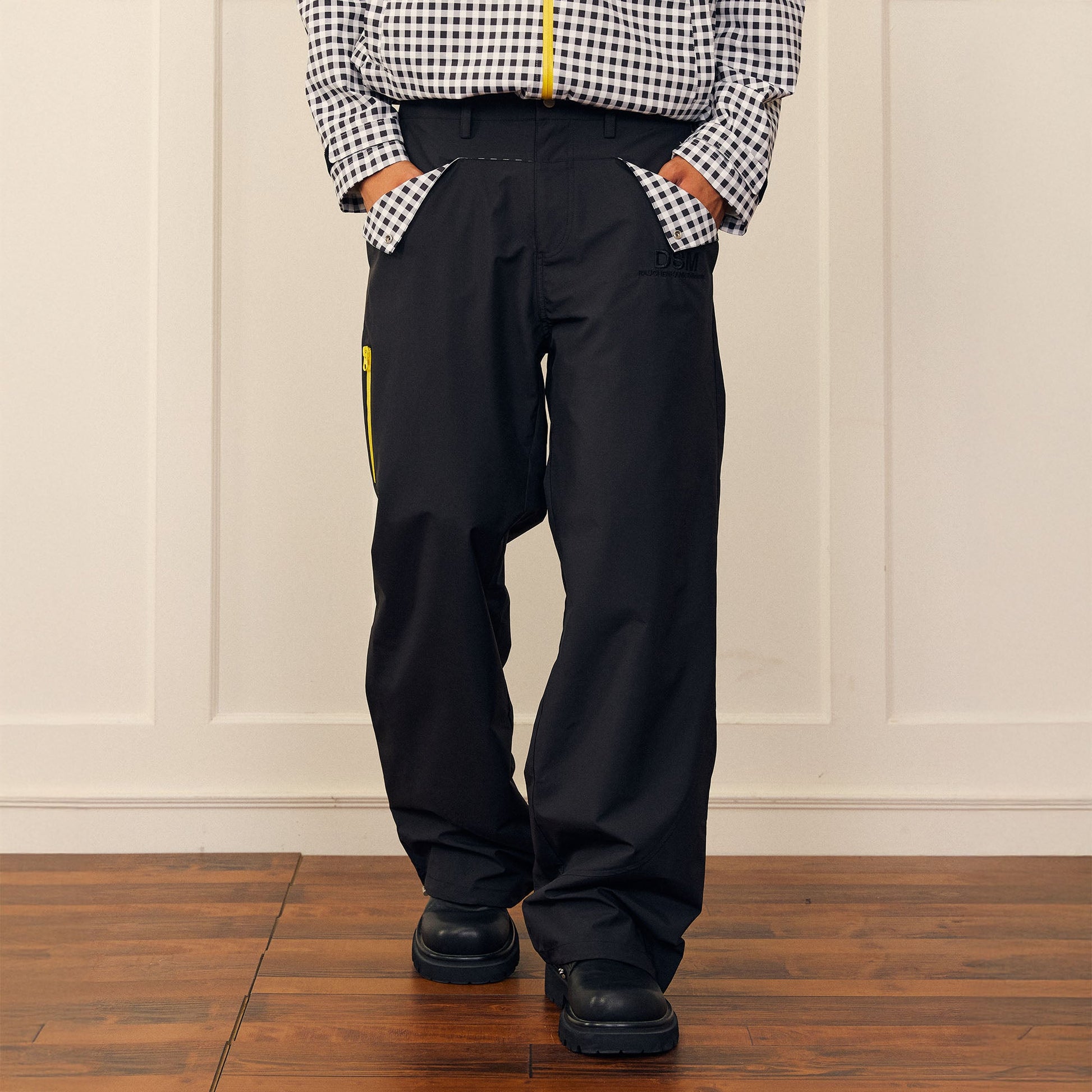 DONSMOKE Check Pocket Teflon Windproof Pants-Pants-S-Black-Free Shipping Leatheretro