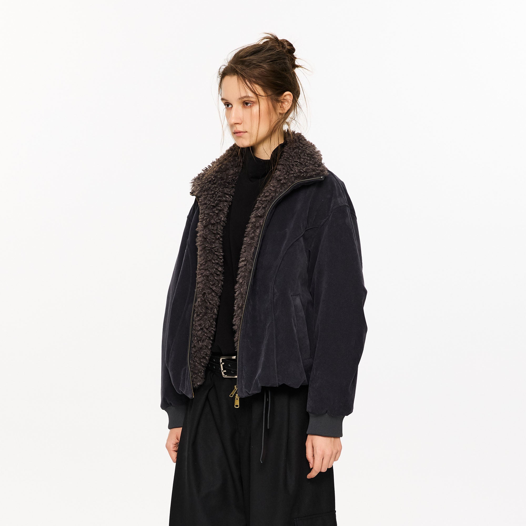 KREATE Suede Fuzzy Lining Jacket-Jacket-S (Preorder)-Free Shipping Leatheretro