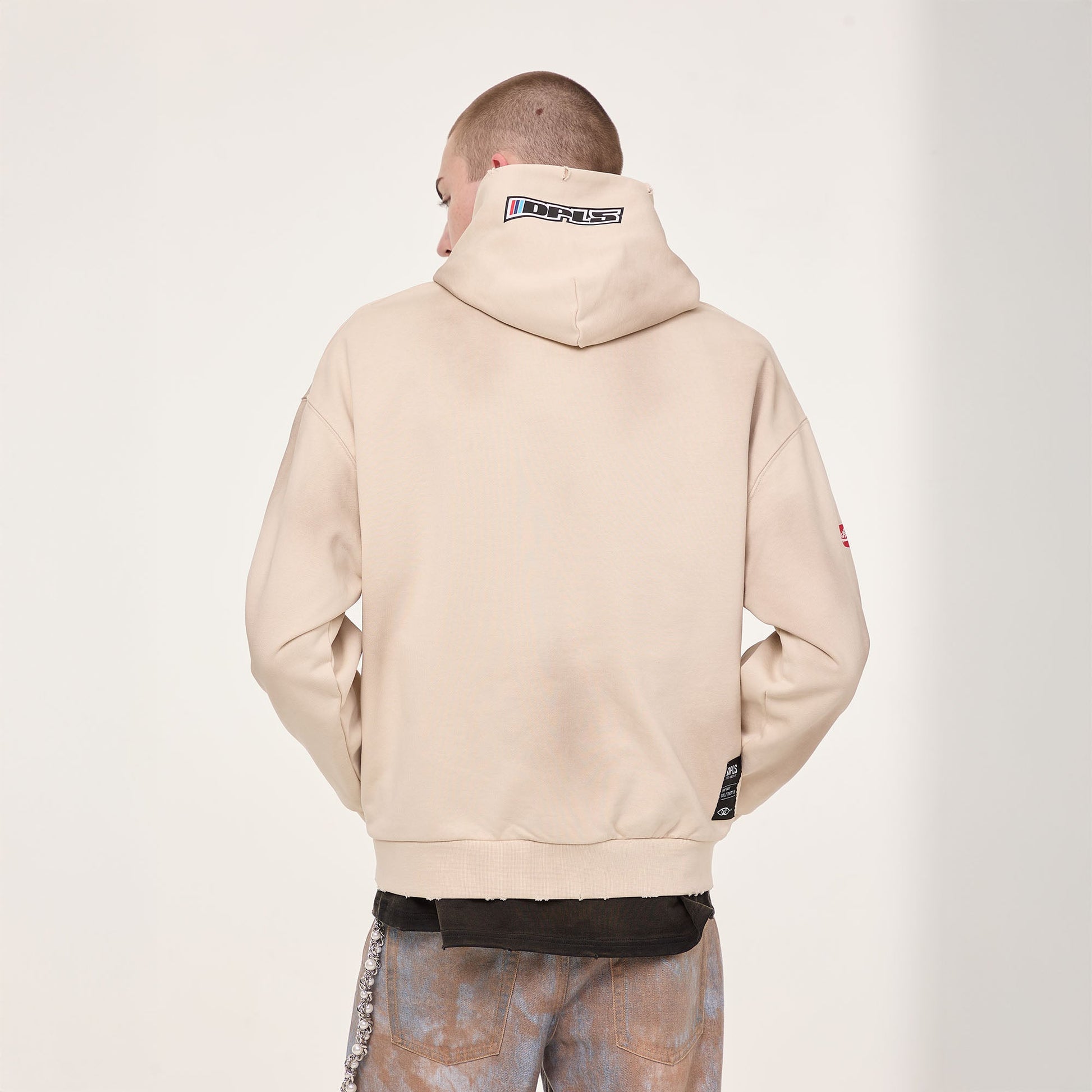EGOFETCH Distressed Racing Anime Graphic Hoodie-Hoodie-S-Free Shipping Leatheretro
