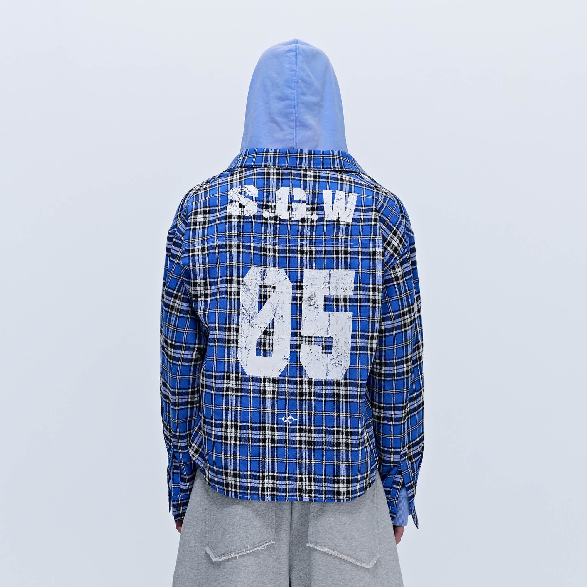 SAVAGEGROWTHWORLD No.5 Plaid Shirt-Shirt-S-Free Shipping Leatheretro