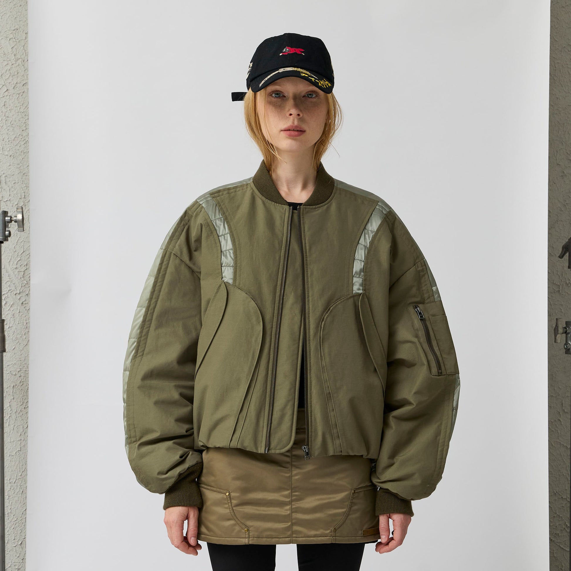 ORGANIC EMOTION Waterproof MA-1 Down Bomber Jacket-Jacket-S-Free Shipping Leatheretro