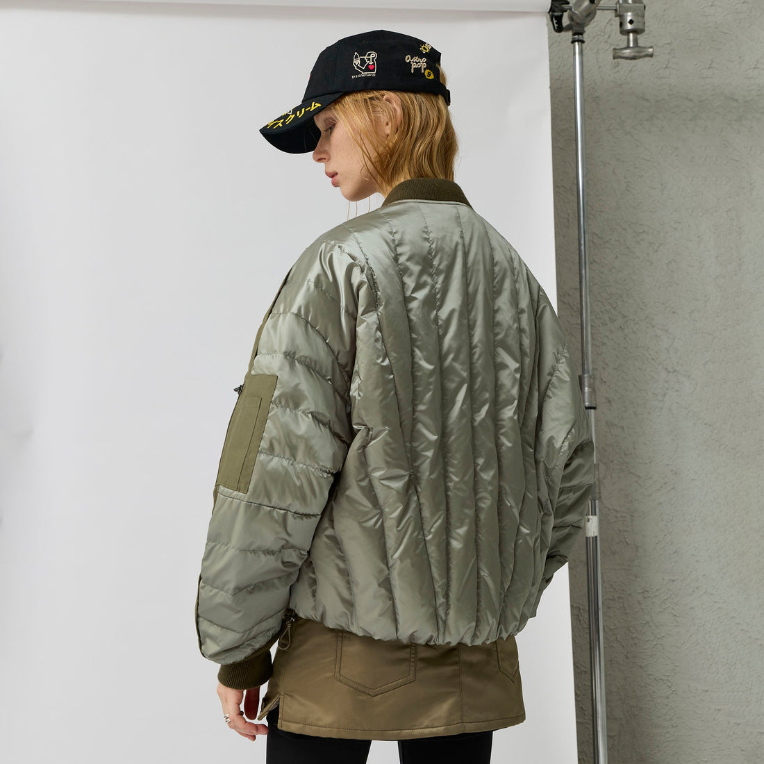 ORGANIC EMOTION Waterproof MA-1 Down Bomber Jacket-Jacket-S-Free Shipping Leatheretro