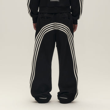SAVAGEGROWTHWORLD Back-Arc Striped Graphic Track Pants-Pants-S-Free Shipping Leatheretro