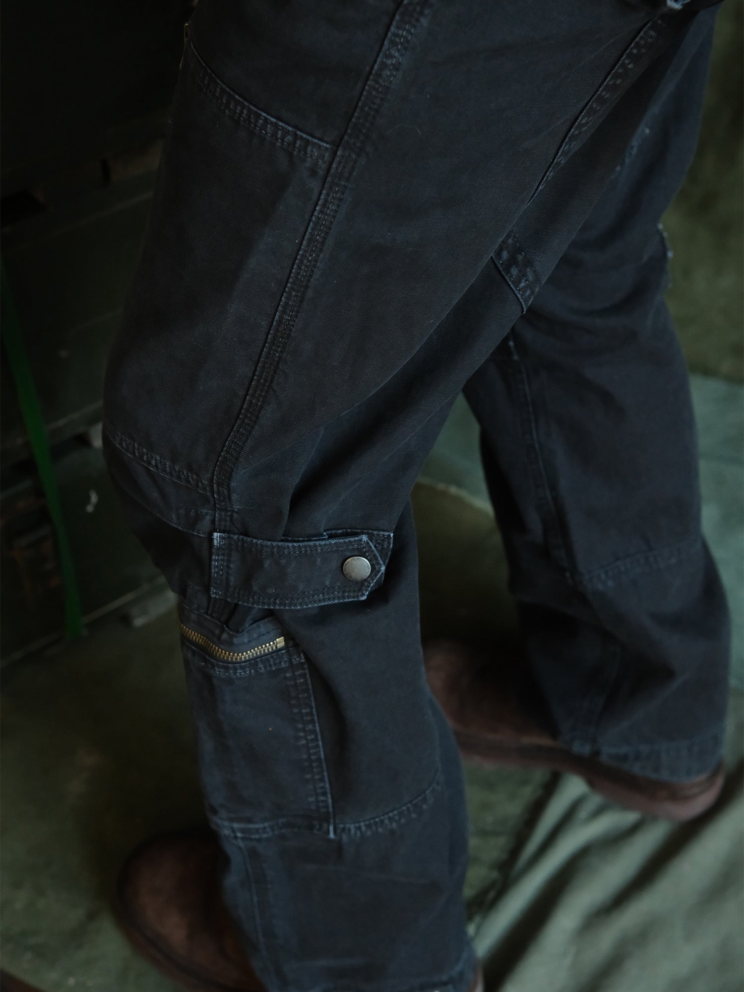 NEIGBORL Washed Multi-Pocket Cargo Pants-Pants-S-Free Shipping Leatheretro