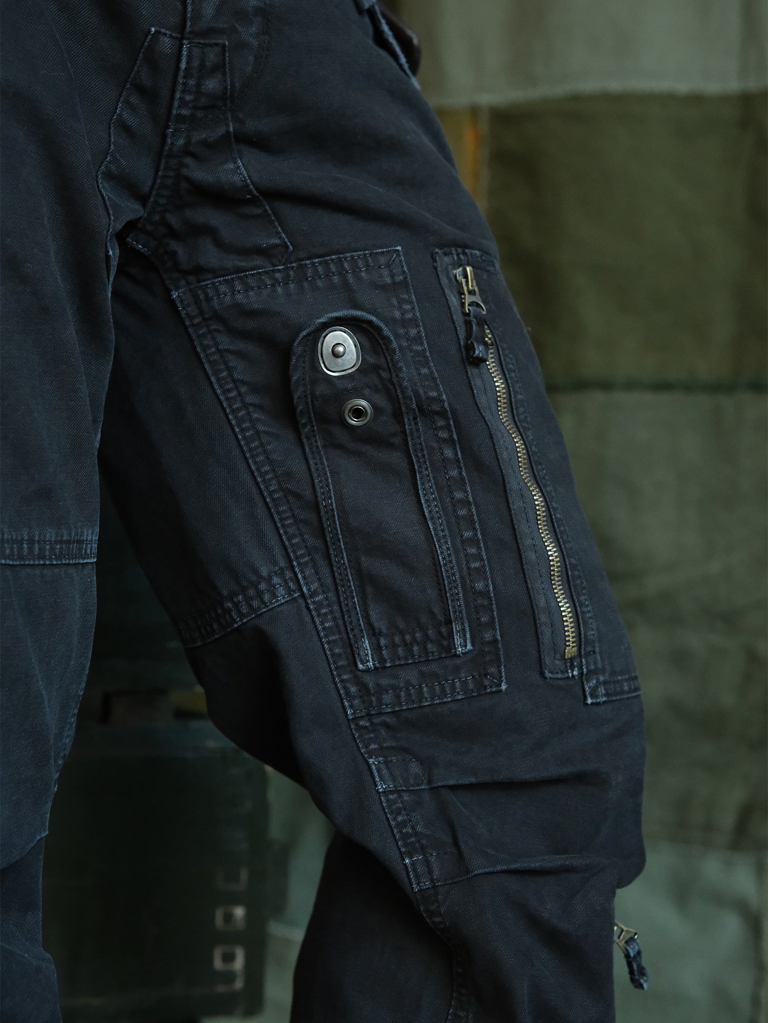 NEIGBORL Washed Multi-Pocket Cargo Pants-Pants-S-Free Shipping Leatheretro