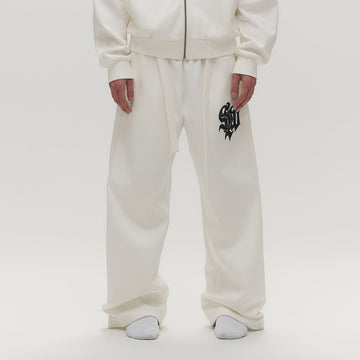 SAVAGEGROWTHWORLD Gothic LOGO Drawstring Sweatpants-Pants-S (Preorder)-Free Shipping Leatheretro