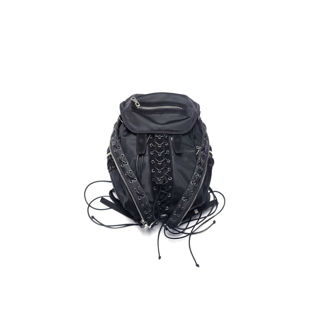 PCCVISION x GMK Perforated Strapped Nylon Backpack-Bag-One Size-Free Shipping Leatheretro