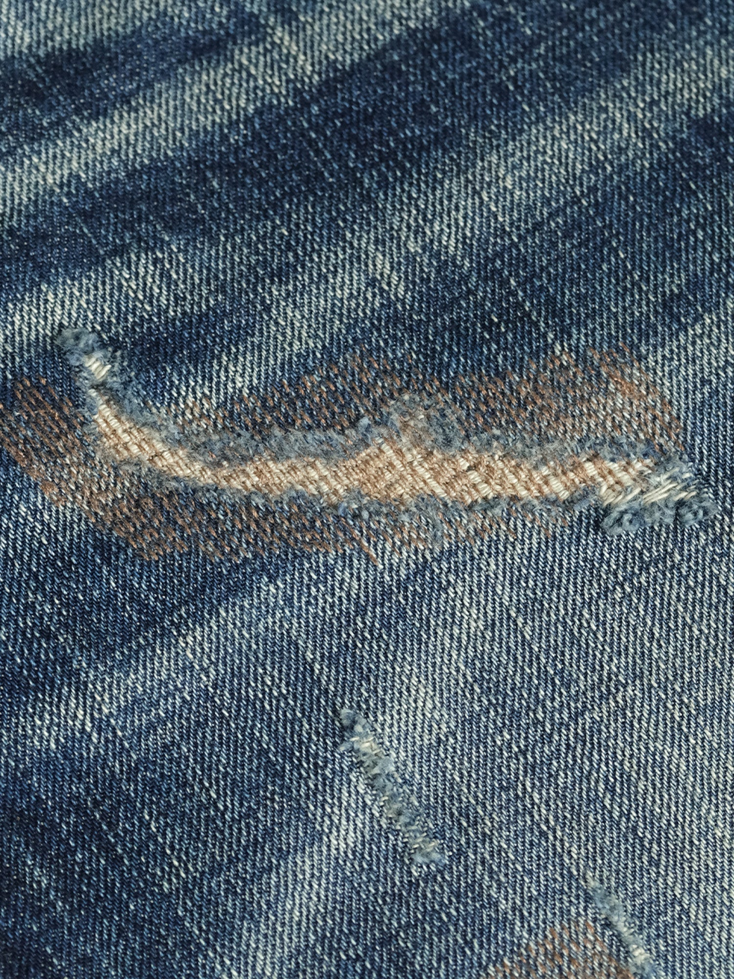 NEIGBORL Distressed Washed Patch Jeans-Pants-XXS (29)-Free Shipping Leatheretro