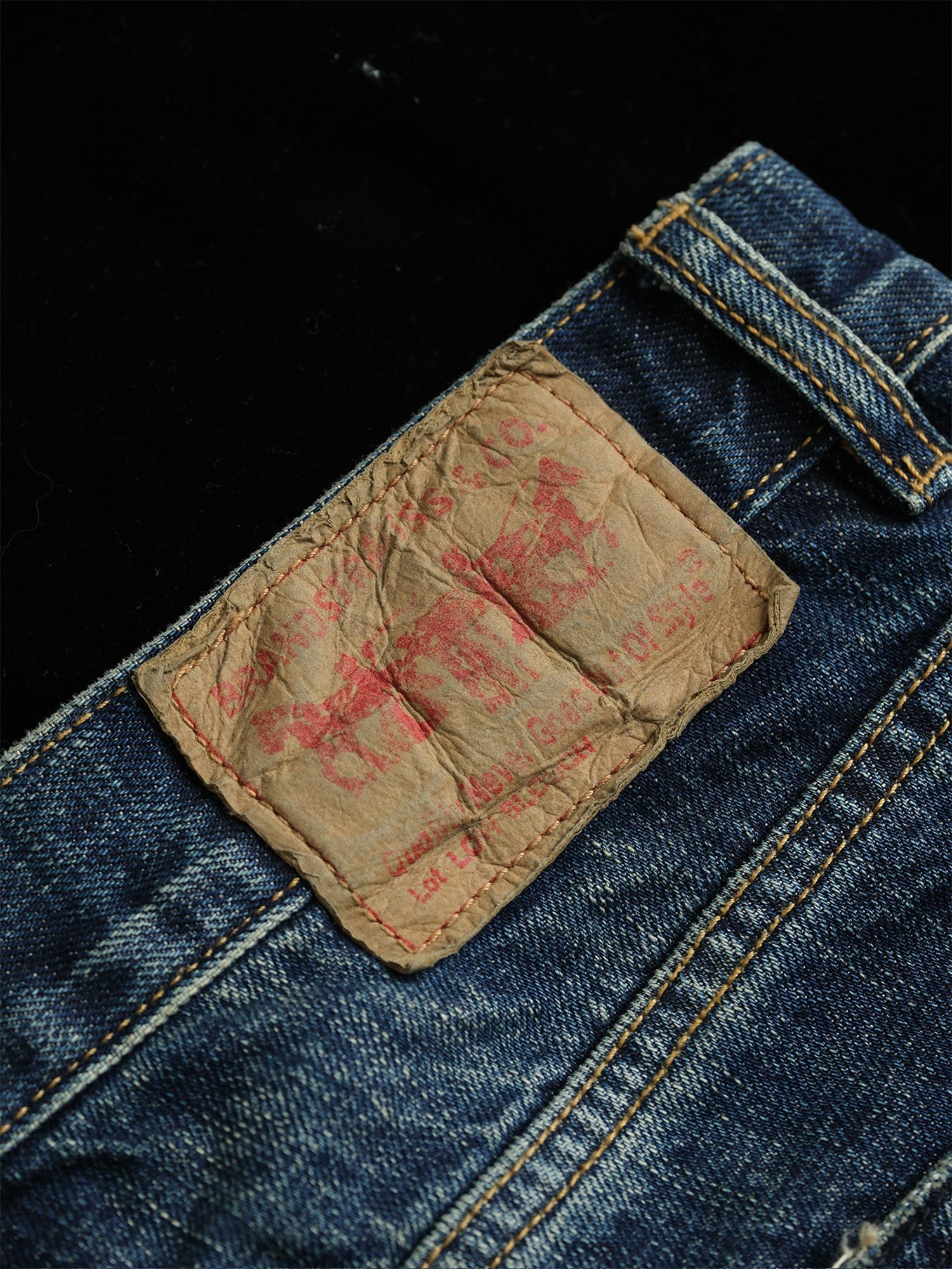 NEIGBORL Distressed Washed Patch Jeans-Pants-XXS (29)-Free Shipping Leatheretro