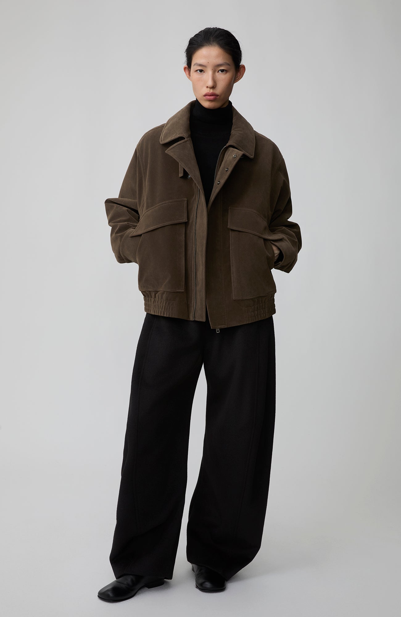 OPICLOTH Suede Dual Zip Quilted Jacket-Jacket-XS (Preorder)-Free Shipping Leatheretro