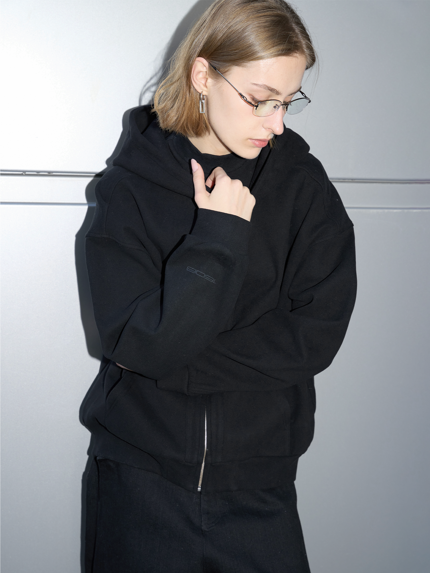 LABELROOM Washed Plush-Touch Hooded Jacket