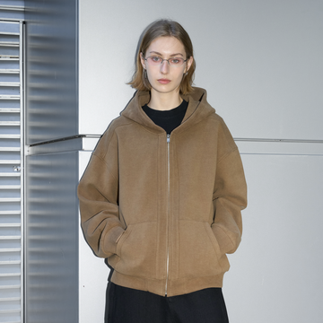 LABELROOM Washed Plush-Touch Hooded Jacket