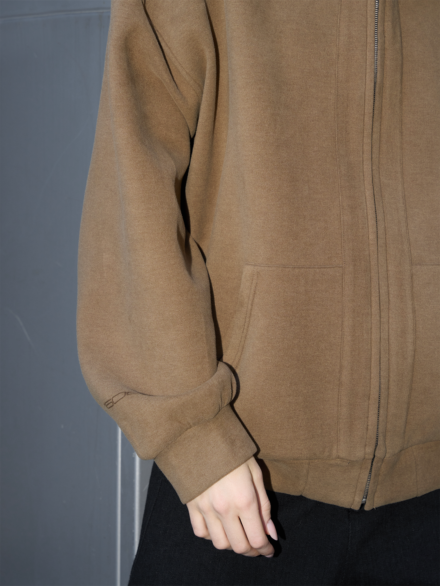 LABELROOM Washed Plush-Touch Hooded Jacket