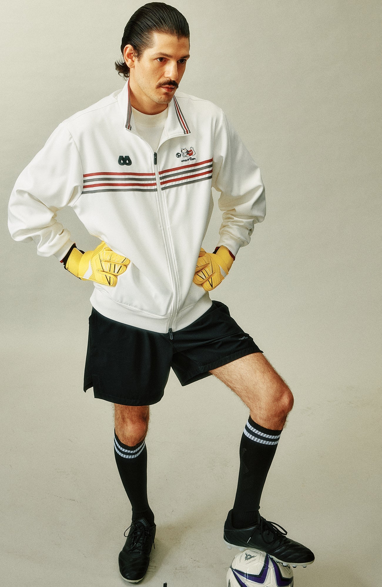 UMAMIISM Retro Striped Track Jacket-Jacket-XS (Preorder)-Dark Blue-Free Shipping Leatheretro