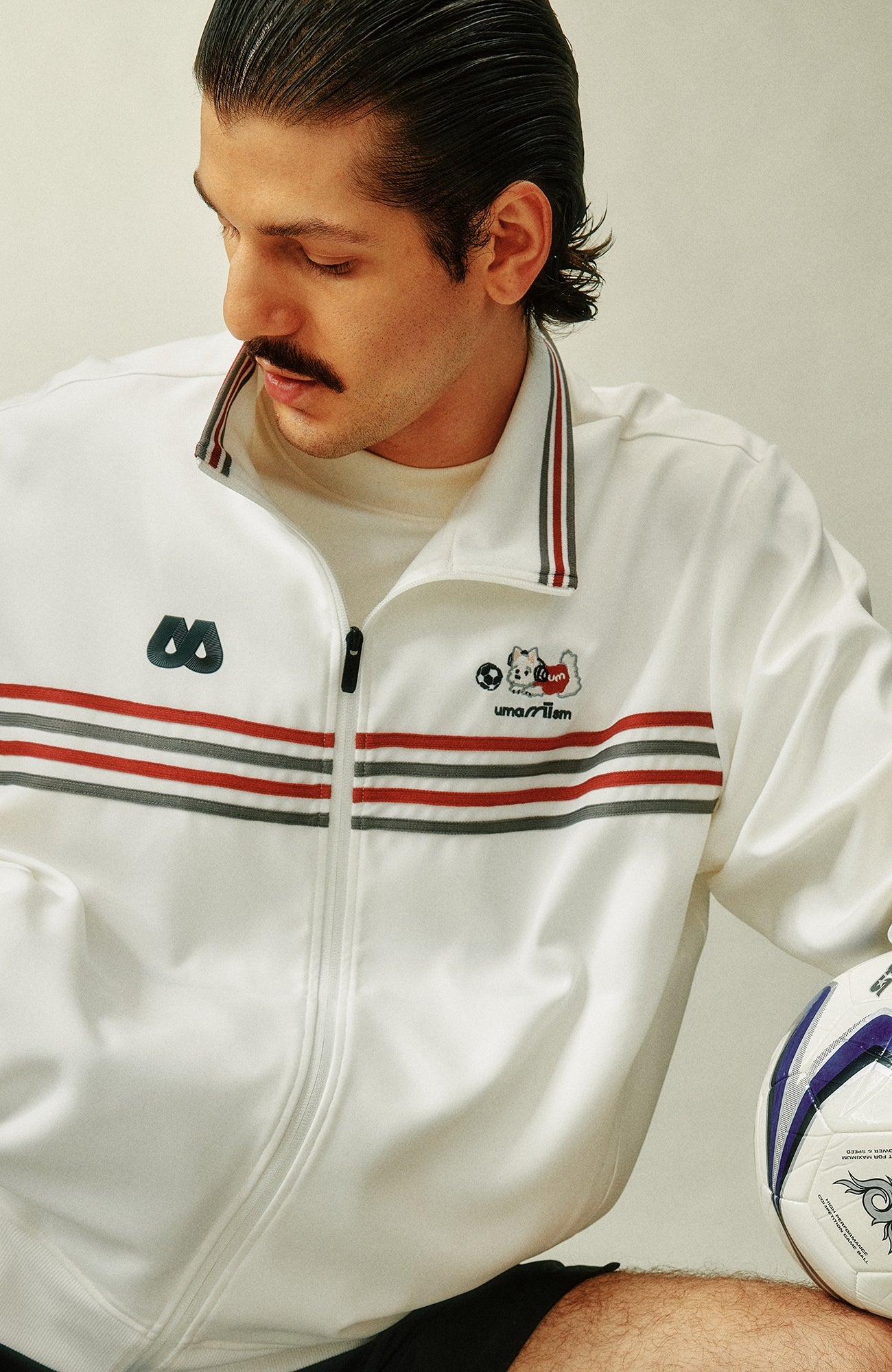 UMAMIISM Retro Striped Track Jacket-Jacket-XS (Preorder)-Dark Blue-Free Shipping Leatheretro