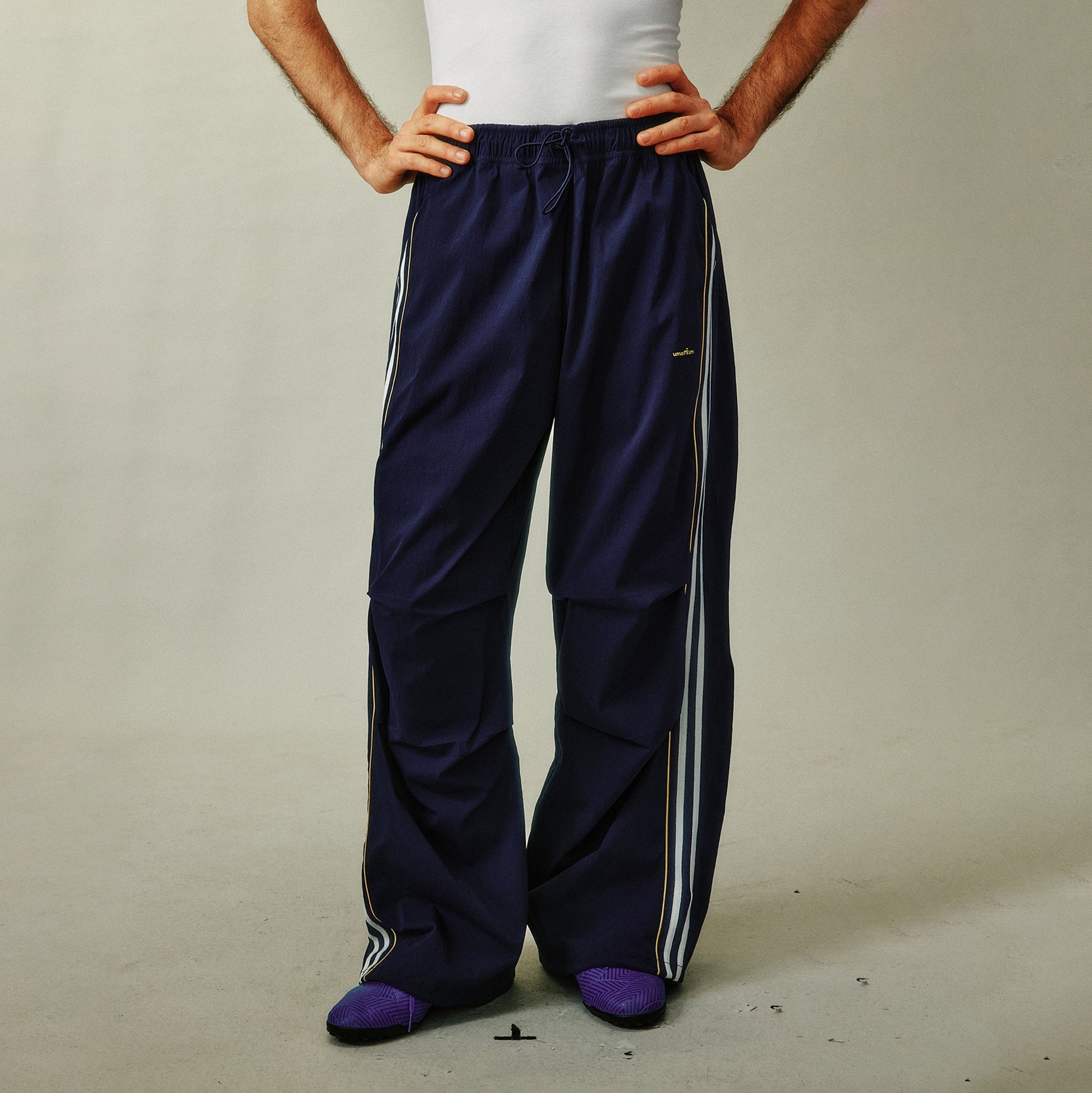 UMAMIISM Striped Drawstring Quick-Dry Track Pants-Pants-XS (Preorder)-Free Shipping Leatheretro