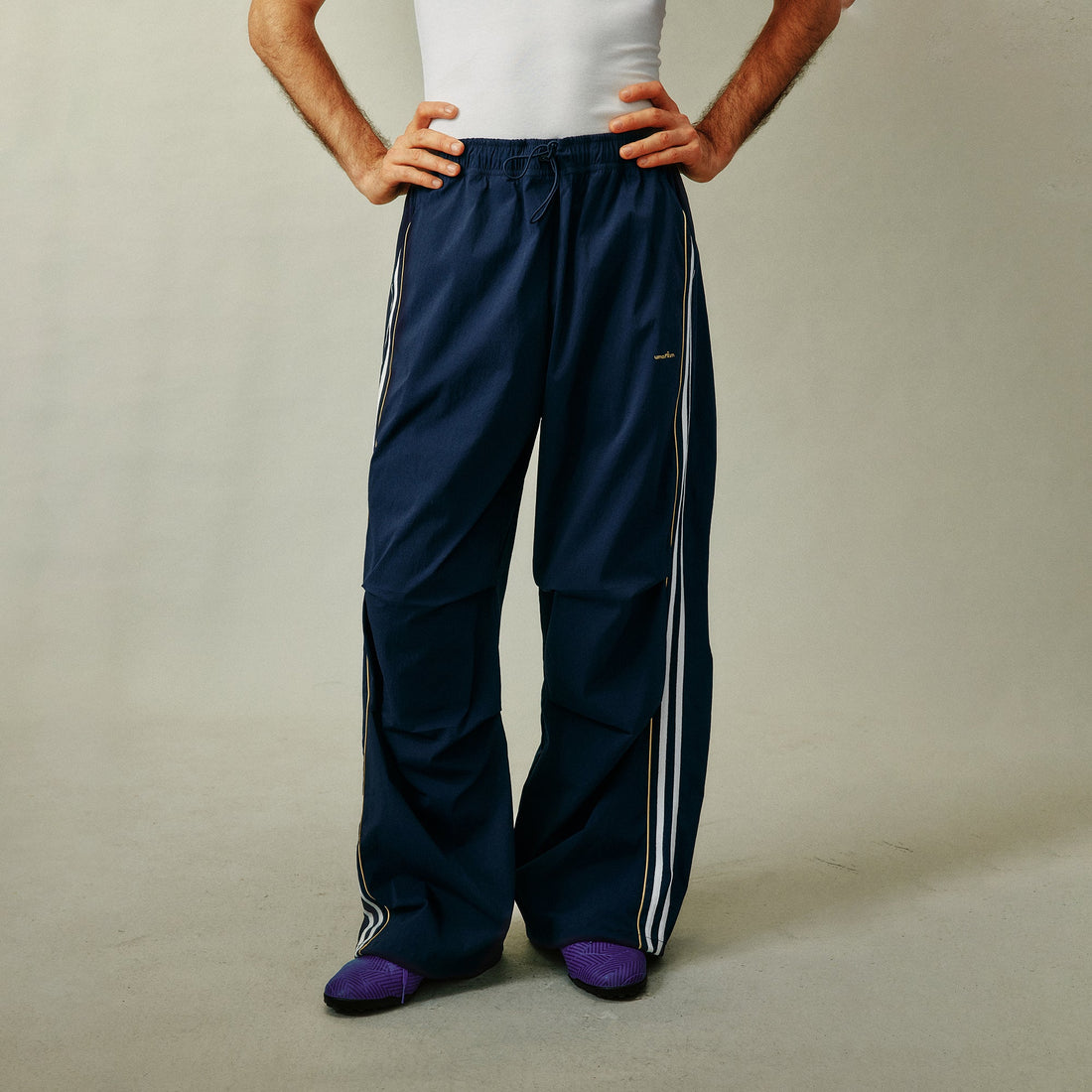 UMAMIISM Striped Quick-Dry Track Pants-Pants-XS (Preorder)-Black-Free Shipping Leatheretro