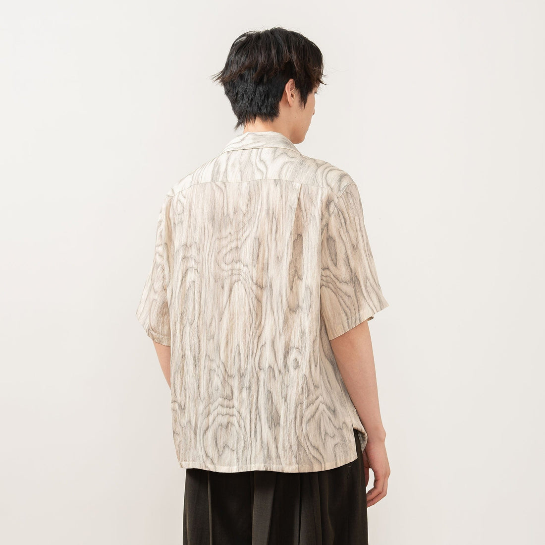 MOITIEDEPETALE Tree Ring Cuban Half Shirt-Half shirt-XS-Free Shipping Leatheretro
