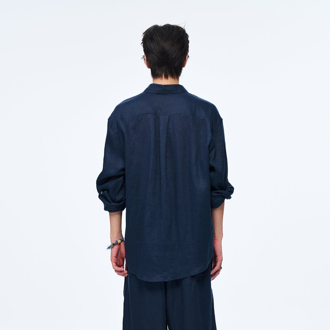 OVERLAPS Soft-Drape Button-Up Shirt-Shirt-S-Free Shipping Leatheretro