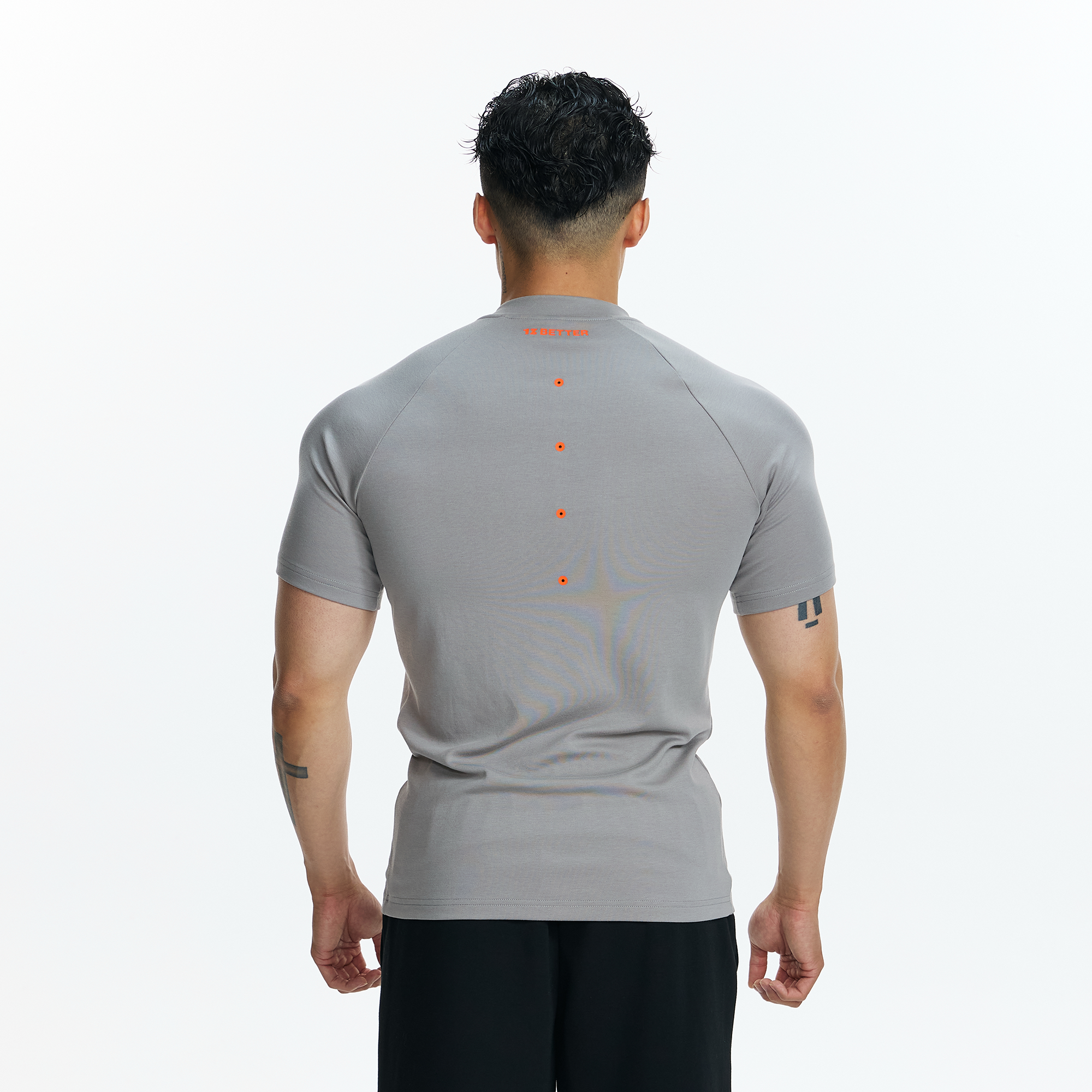 PUMPPLUS Antibacterial Half-Zip Slim Sports Tee-T Shirt-M-Free Shipping Leatheretro