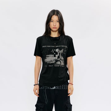KREATE Faux-Layer Modal Henley Graphic Tee-T Shirt-S (Preorder)-Free Shipping Leatheretro