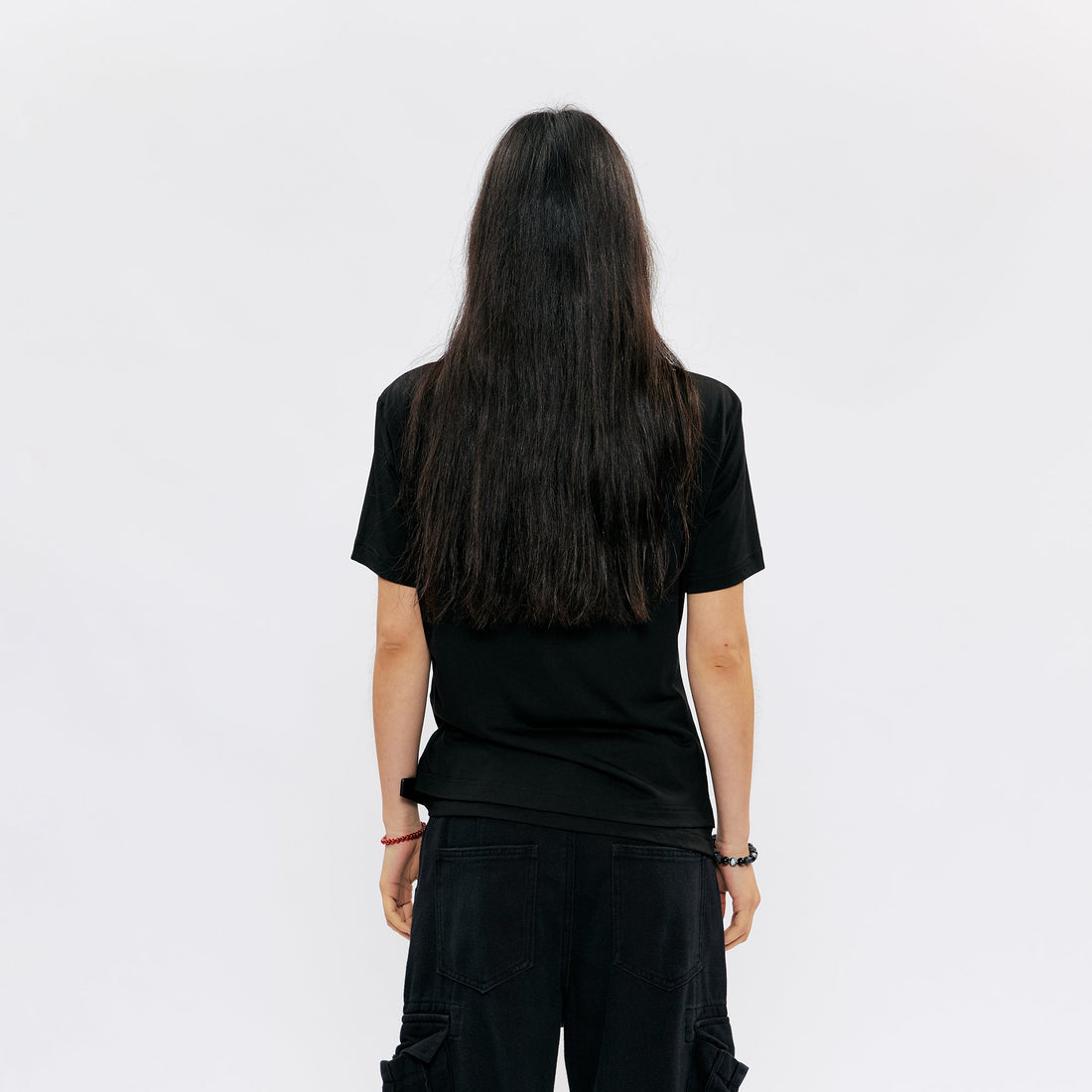 KREATE Faux-Layer Modal Henley Graphic Tee-T Shirt-S (Preorder)-Free Shipping Leatheretro