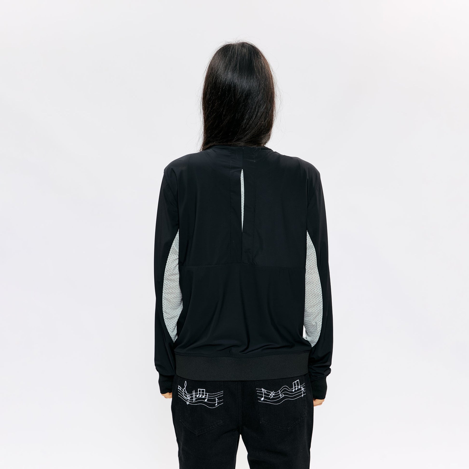 KREATE Asymmetric Zip Slim Sun Shield Jacket-Jacket-S (Preorder)-Gray-Free Shipping Leatheretro