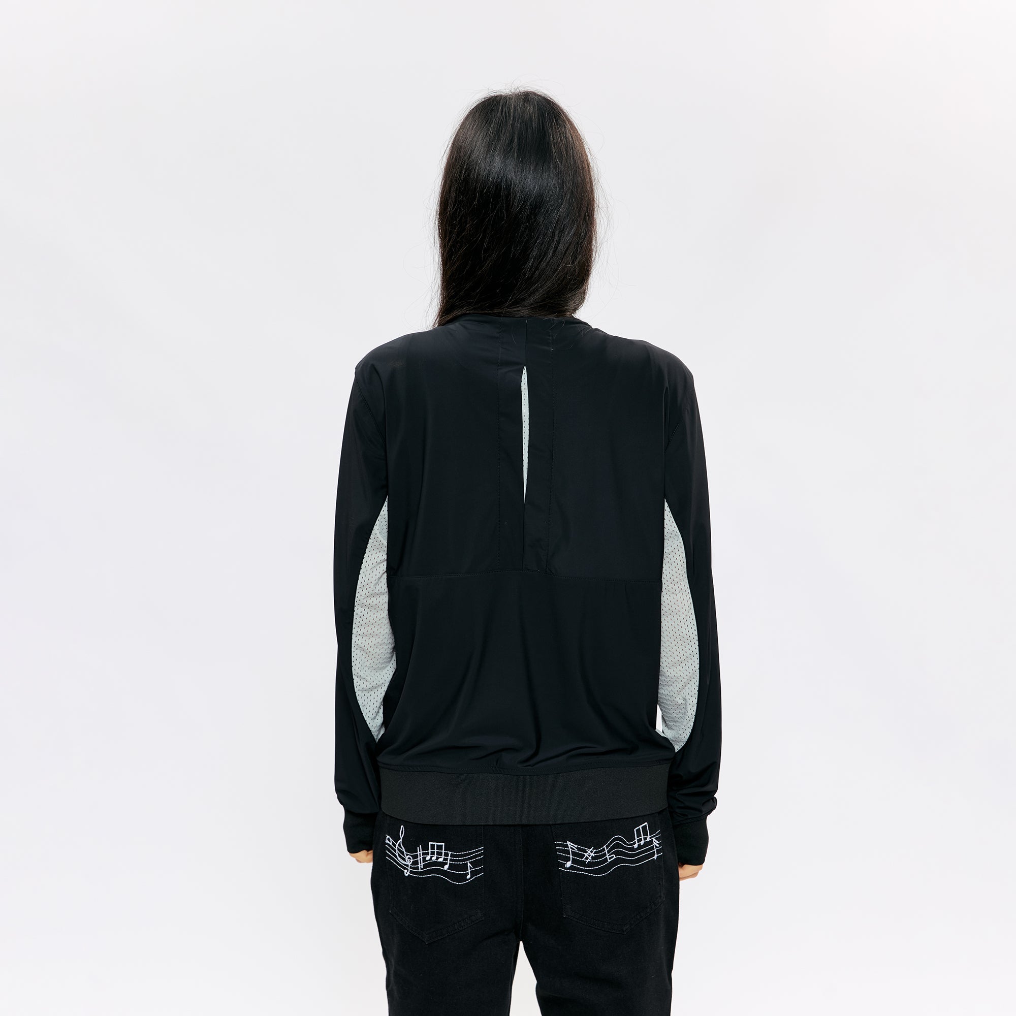 KREATE Asymmetric Zip Slim Sun Shield Jacket-Jacket-S (Preorder)-Gray-Free Shipping Leatheretro