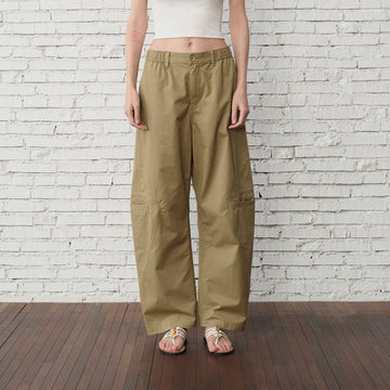 ORGANIC EMOTION Curved-Seam Workwear Jeans-Jeans-S-Khaki-Free Shipping Leatheretro