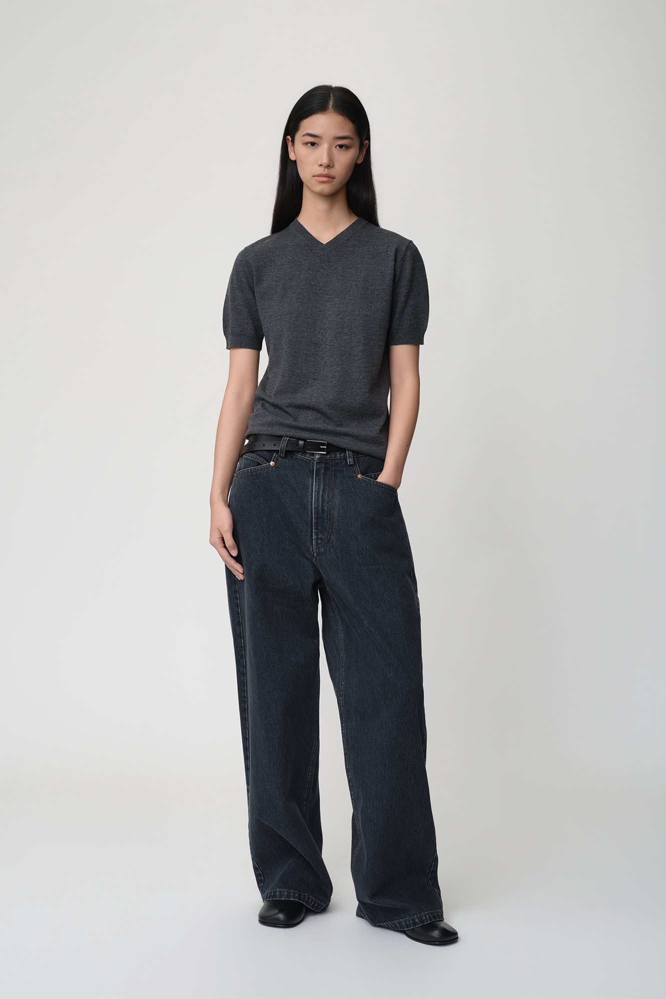 OPICLOTH Retro Washed Straight-Leg Jeans-Jeans-XS-Free Shipping Leatheretro