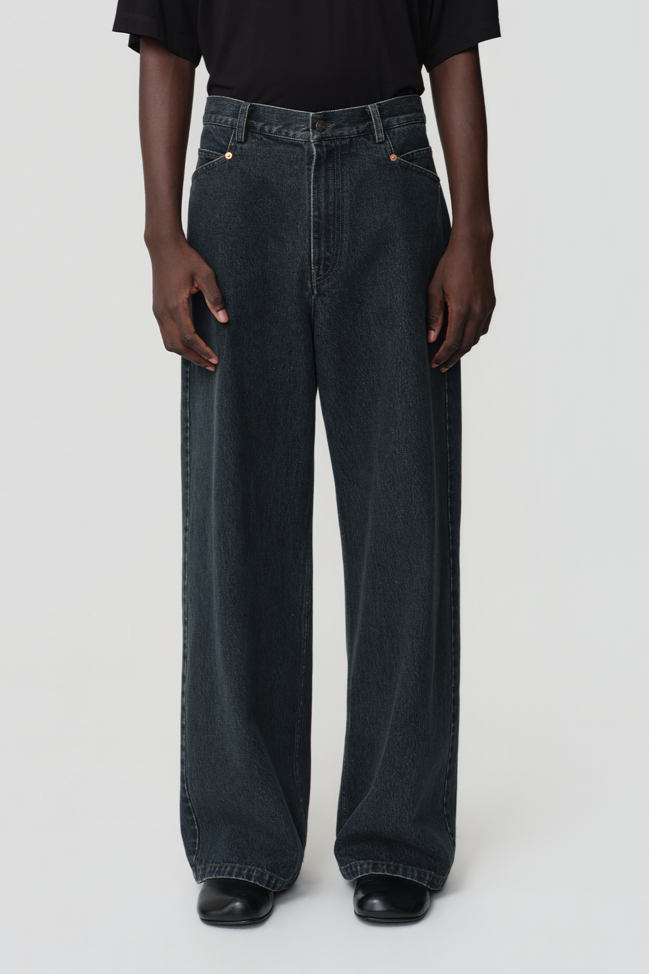 OPICLOTH Retro Washed Straight-Leg Jeans-Jeans-XS-Free Shipping Leatheretro