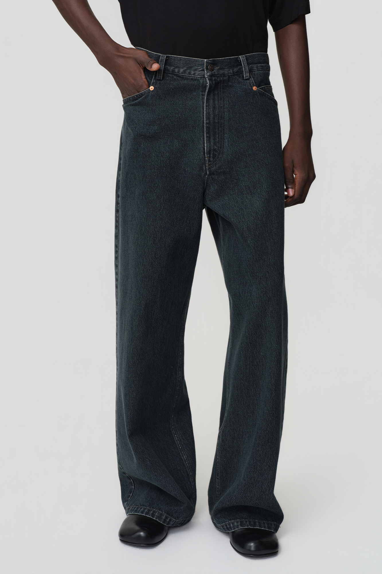 OPICLOTH Retro Washed Straight-Leg Jeans-Jeans-XS-Free Shipping Leatheretro