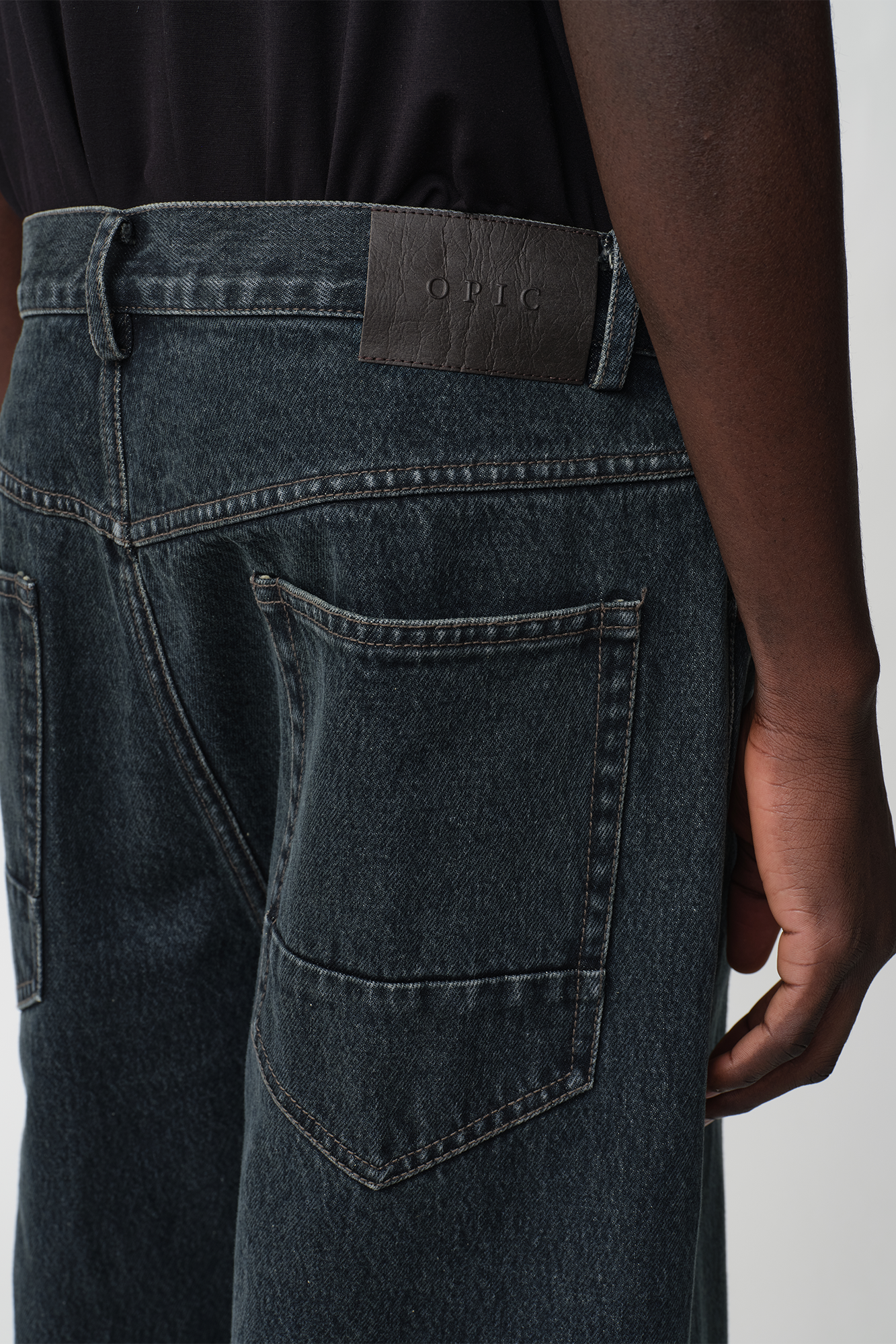 OPICLOTH Retro Washed Straight-Leg Jeans-Jeans-XS-Free Shipping Leatheretro