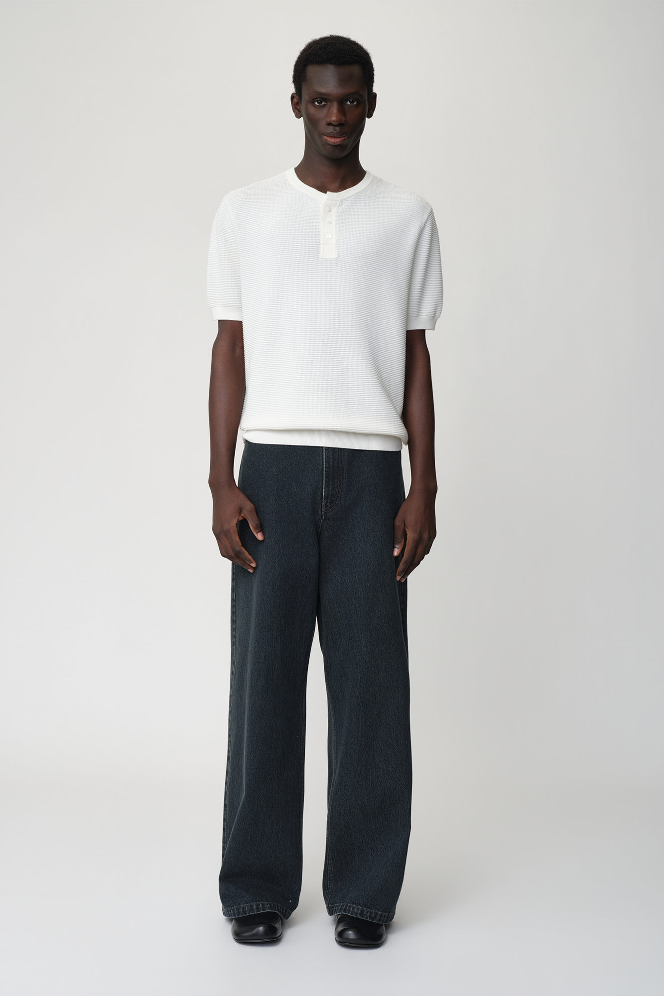 OPICLOTH Retro Washed Straight-Leg Jeans-Jeans-XS-Free Shipping Leatheretro
