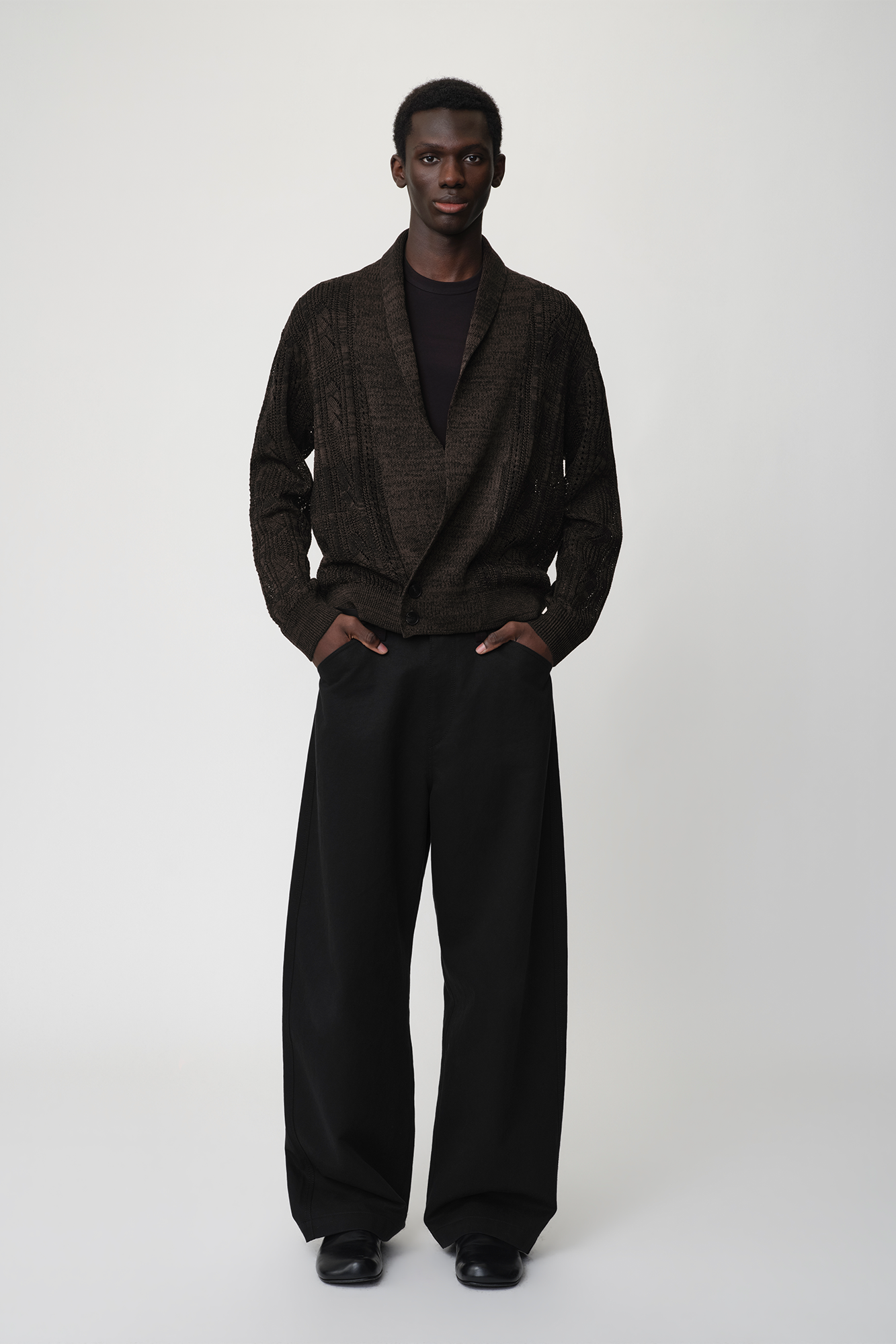 OPICLOTH Adjustable Buckle Straight-Leg Trousers-Pants-XS-Free Shipping Leatheretro