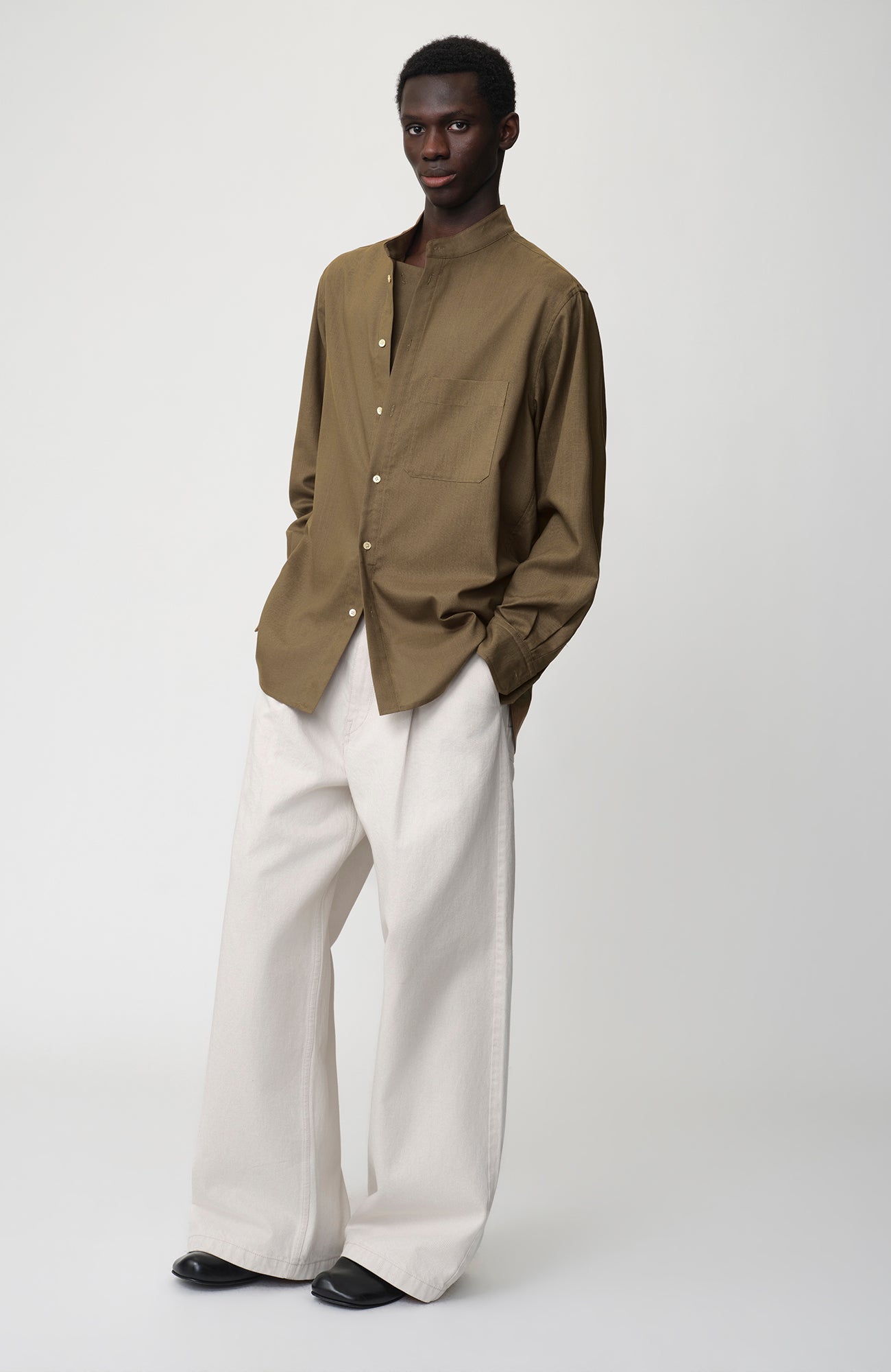 OPICLOTH Pleated Wide-Leg Jeans-Jeans-XS (Preorder)-Free Shipping Leatheretro
